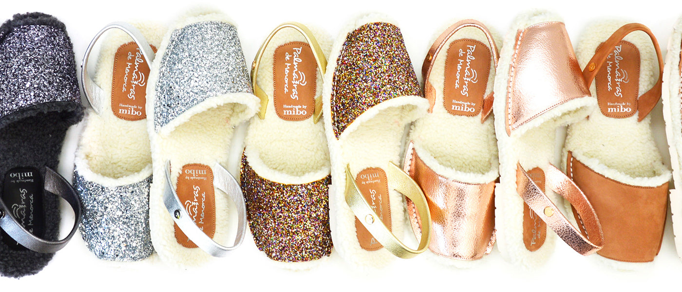 Slipper Snugs Wool lined slingback Menorcan avarcas