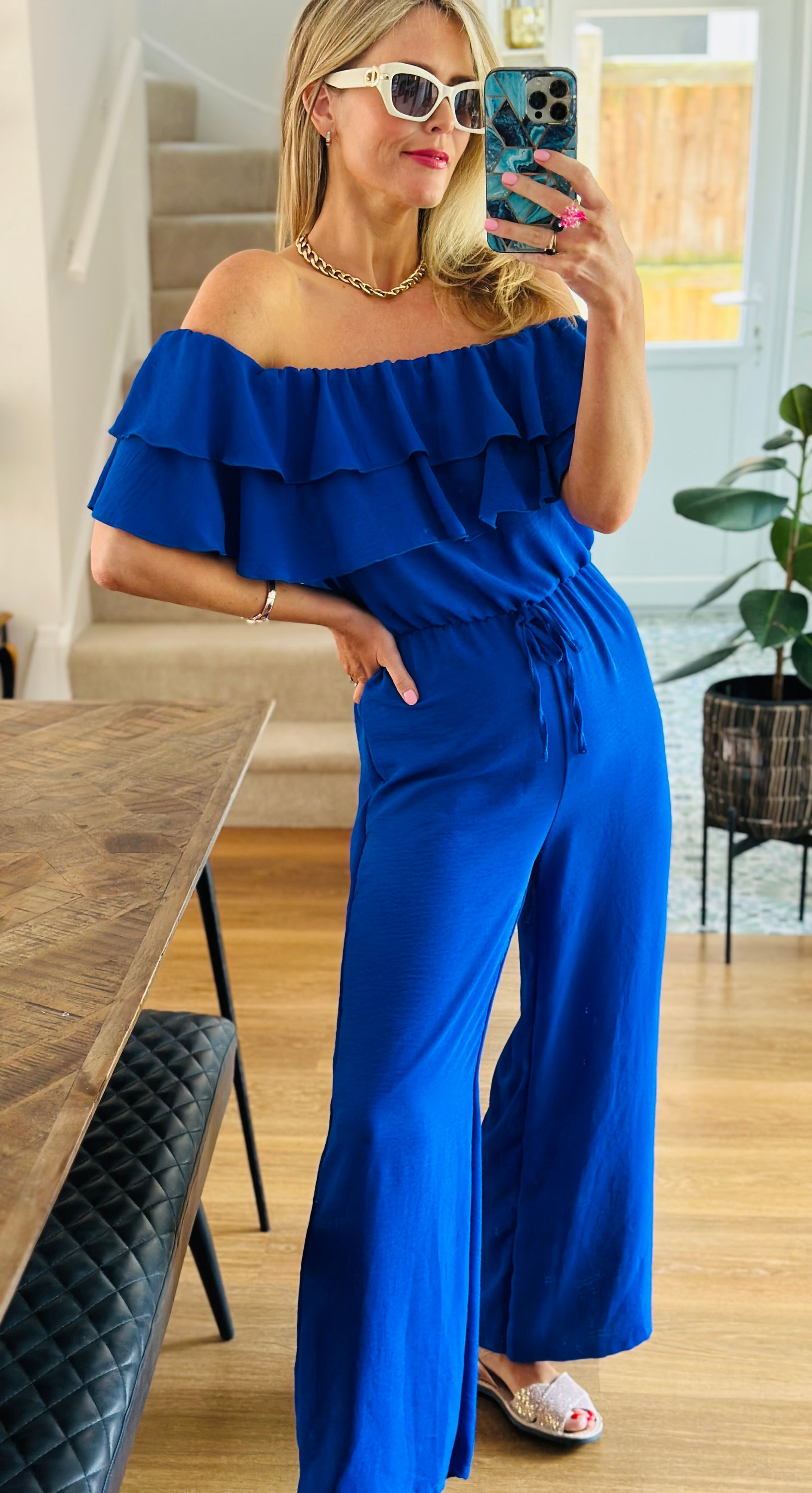 Ruffle Jumpsuit