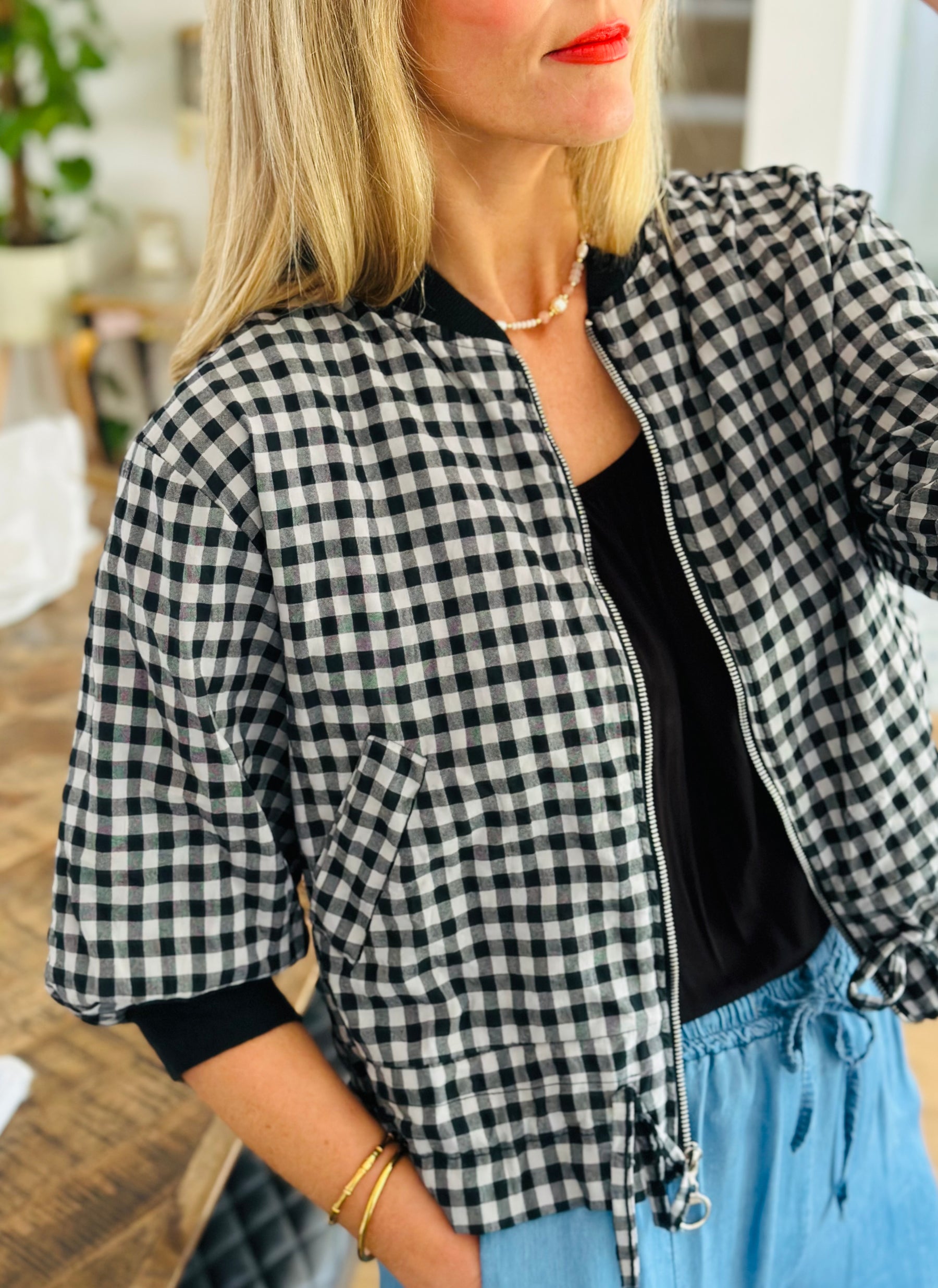 Gingham Jacket