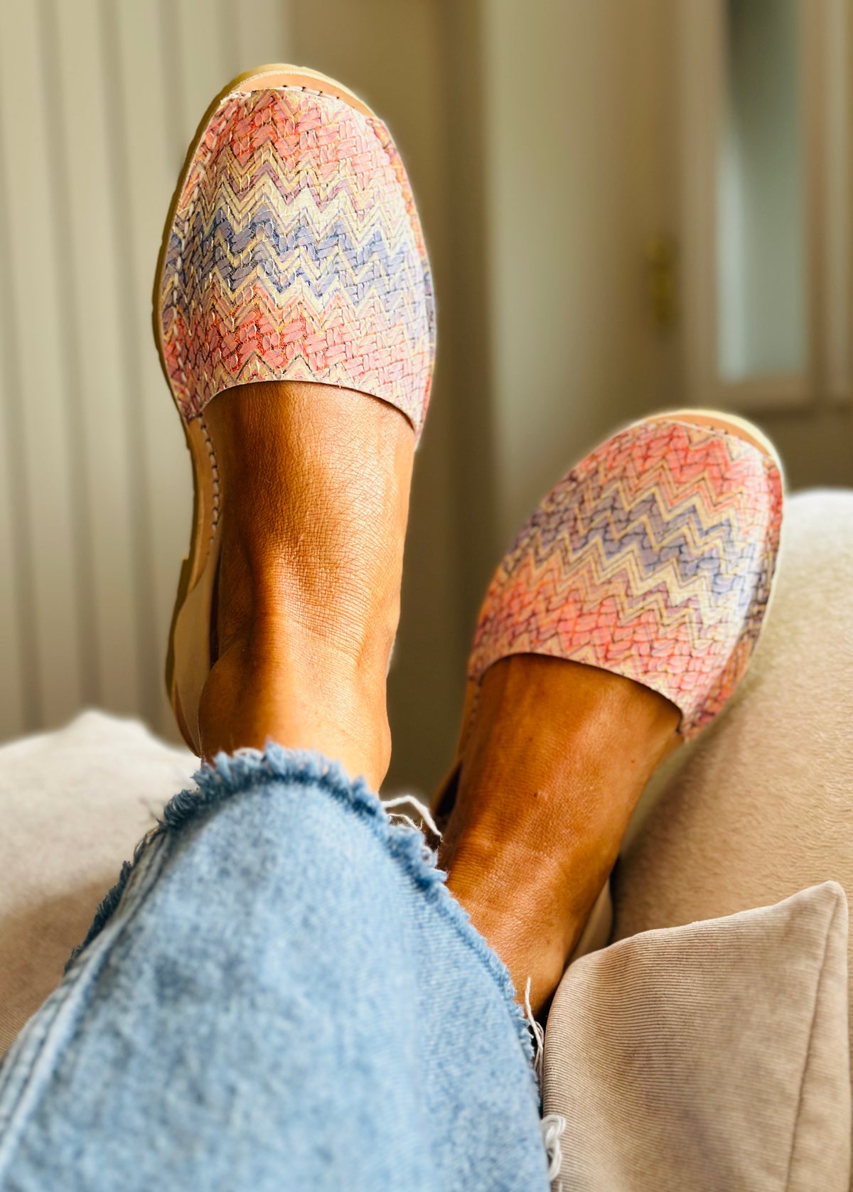 Peace Zig-Zag Avarcas