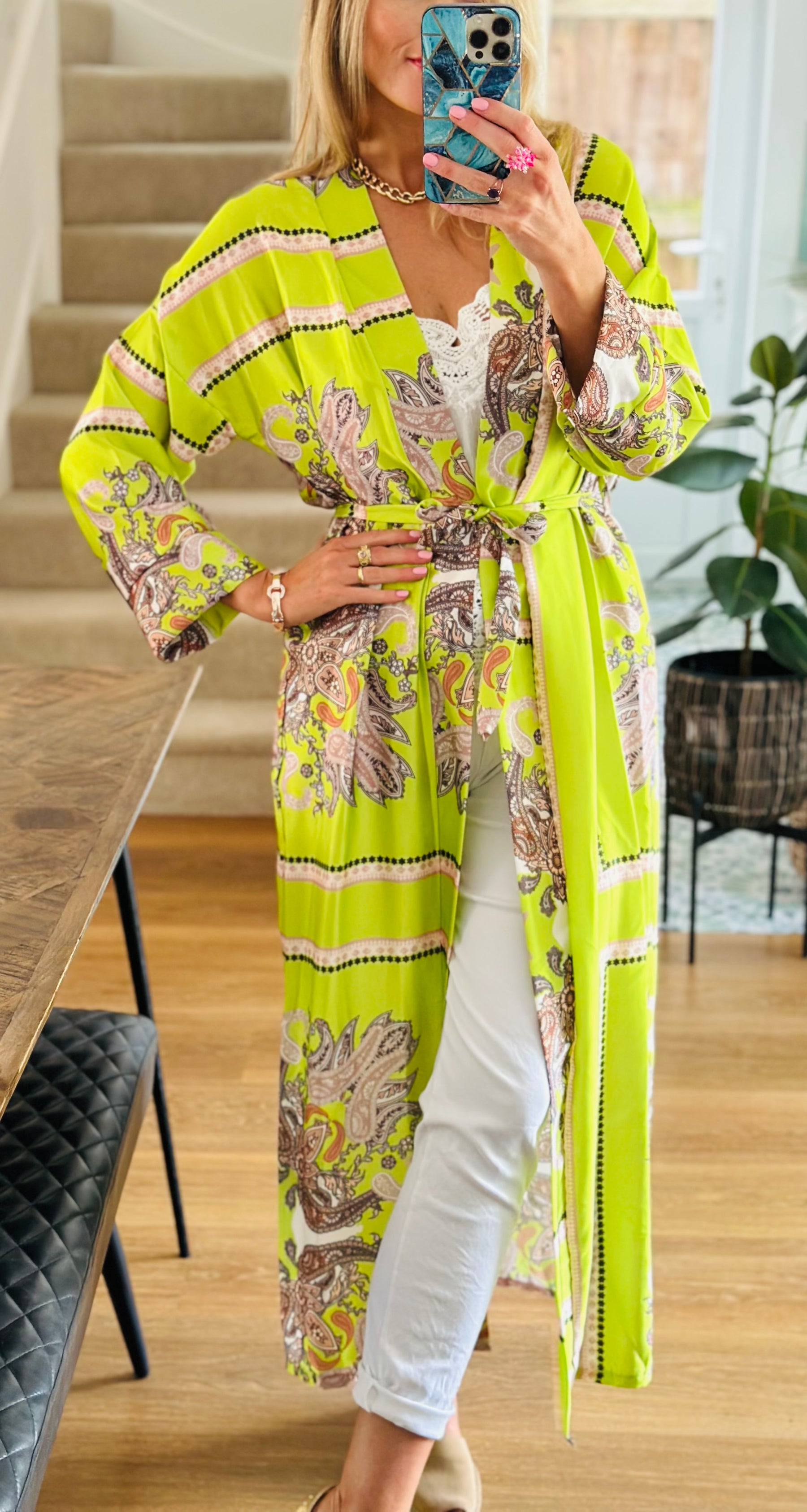 Printed Kimono