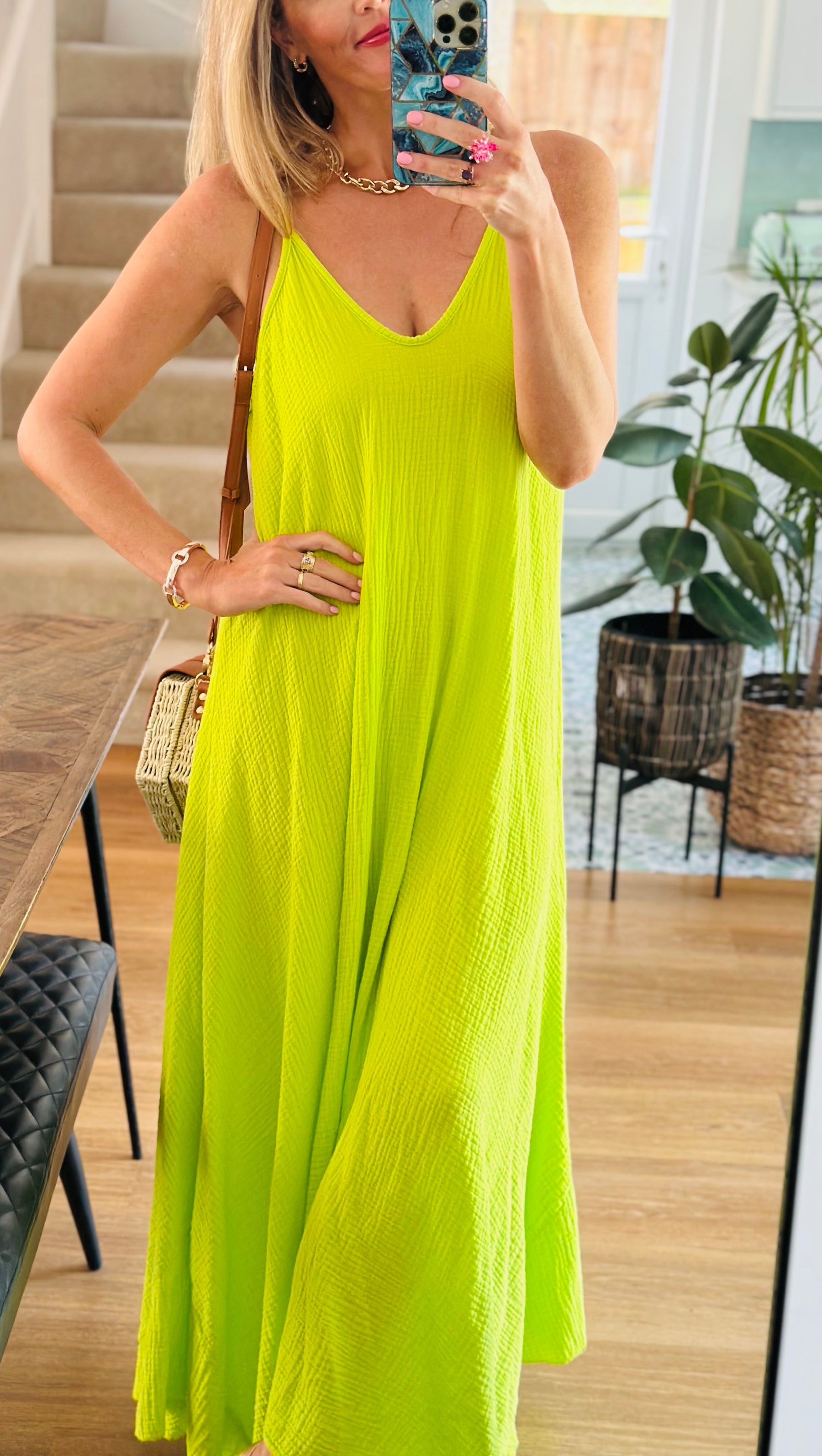 Strappy Cotton Dress