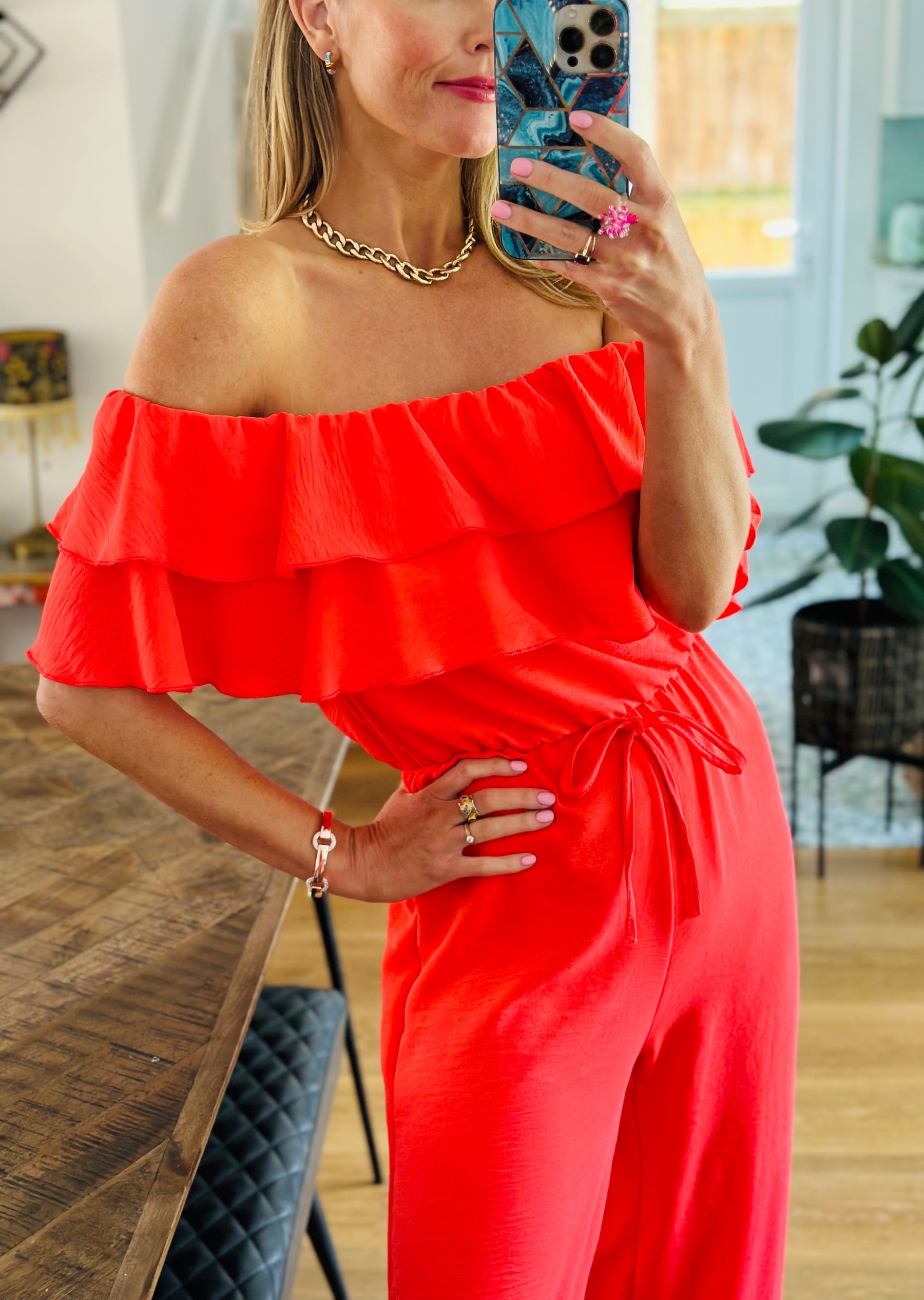 Ruffle Jumpsuit