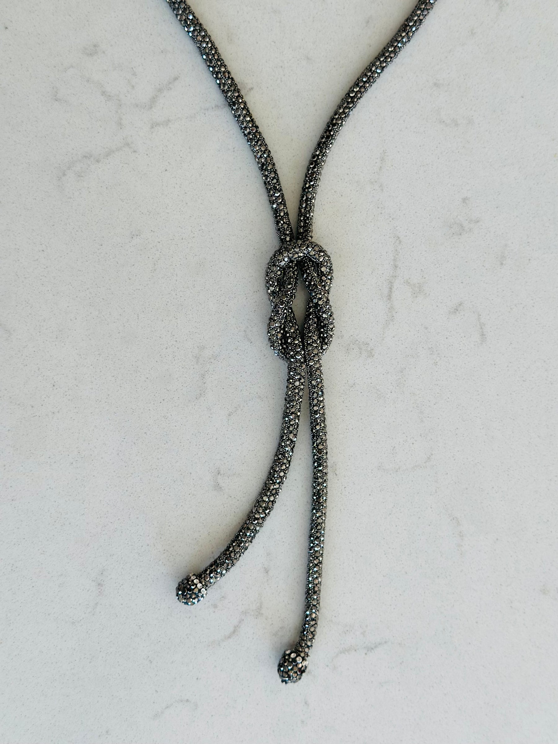 The Diamante Rope Necklace