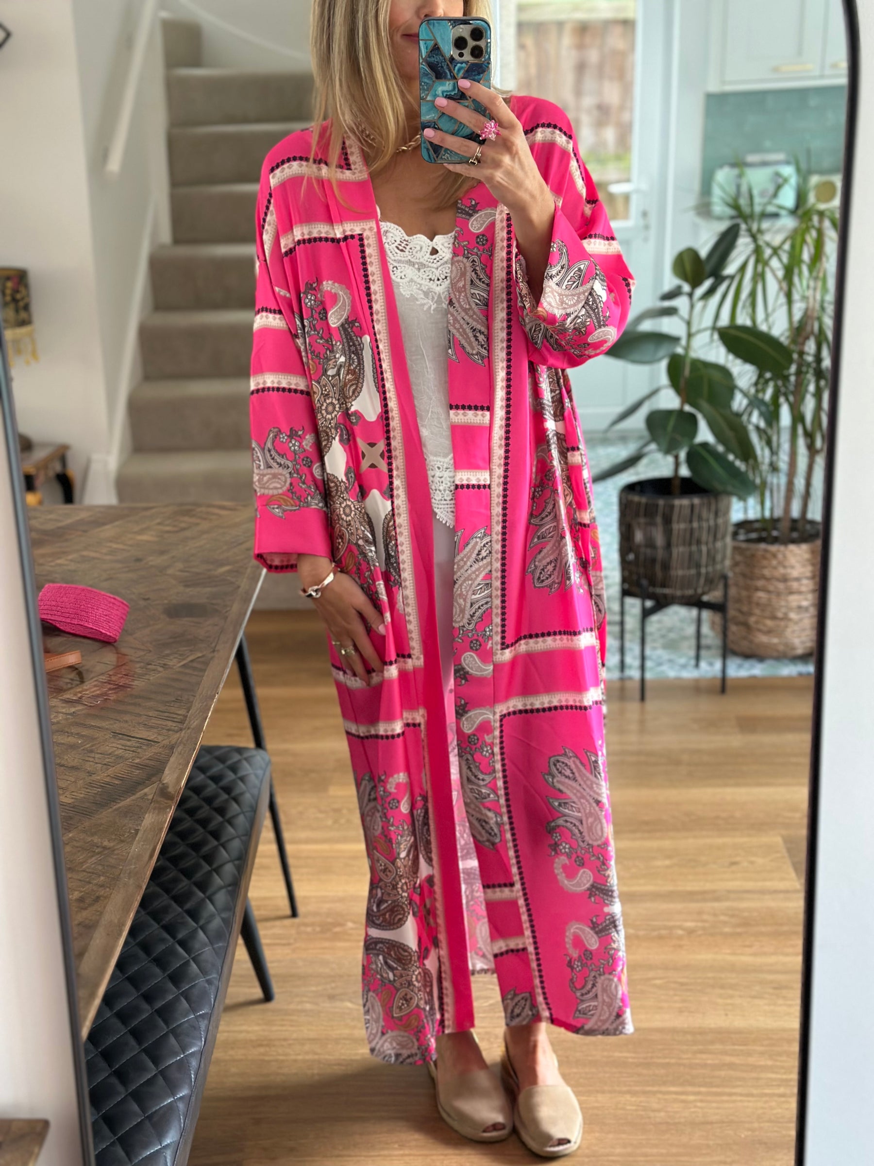 Printed Kimono