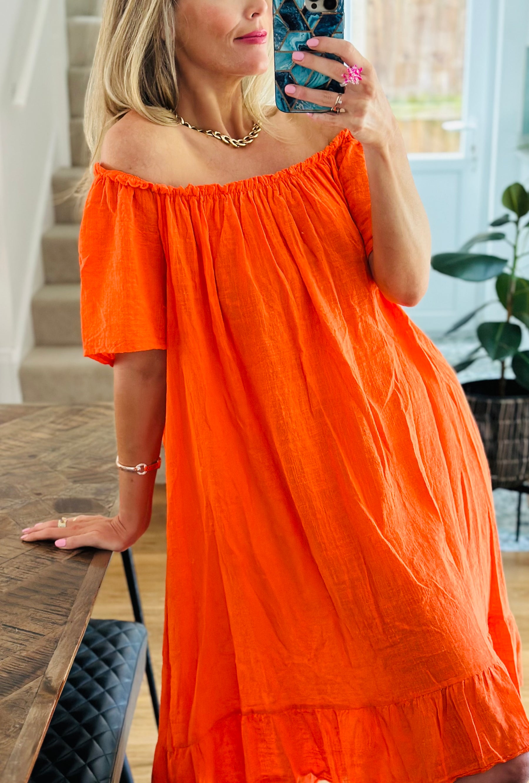 Bardot Cotton Dress