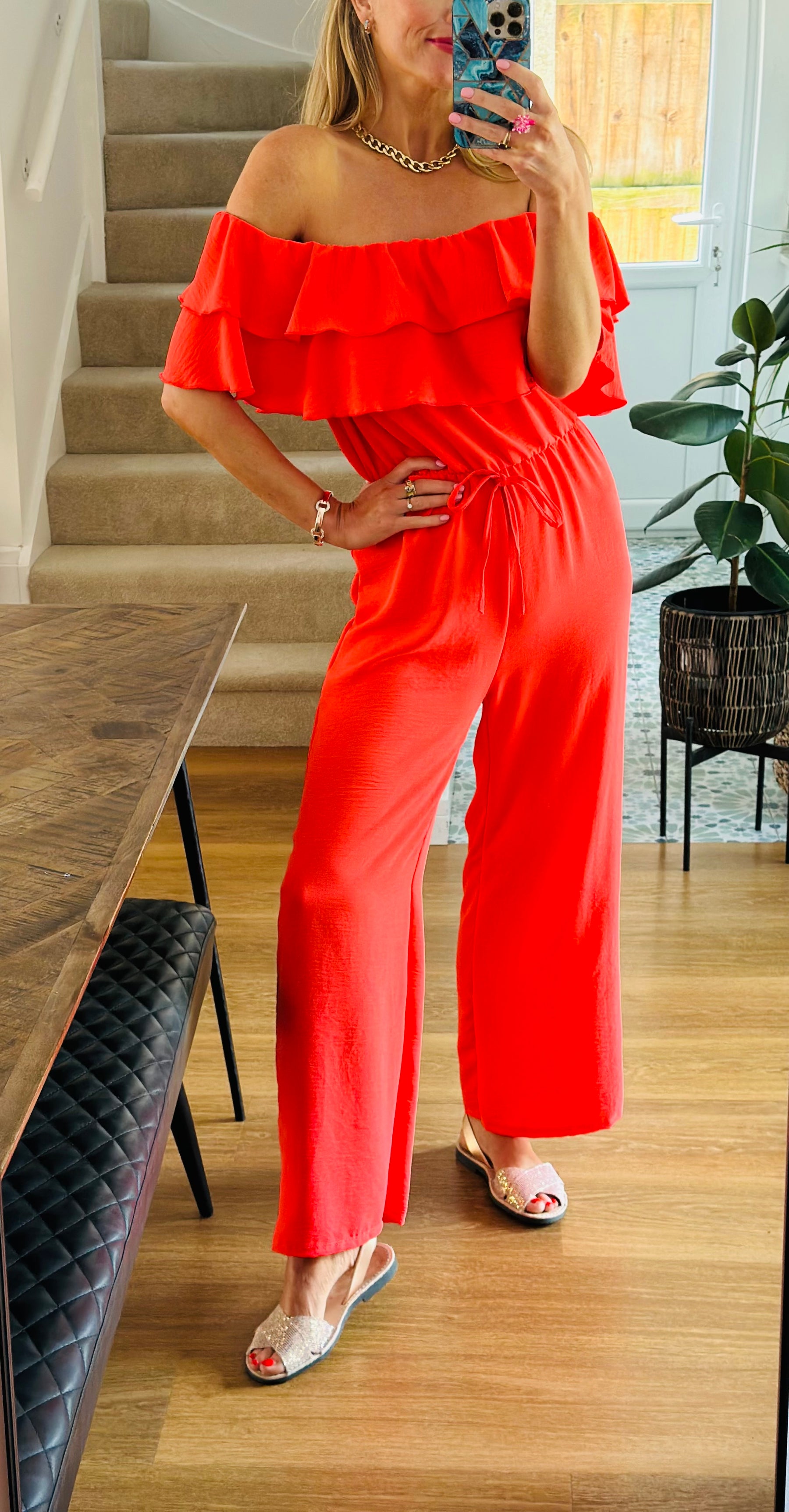 Ruffle Jumpsuit