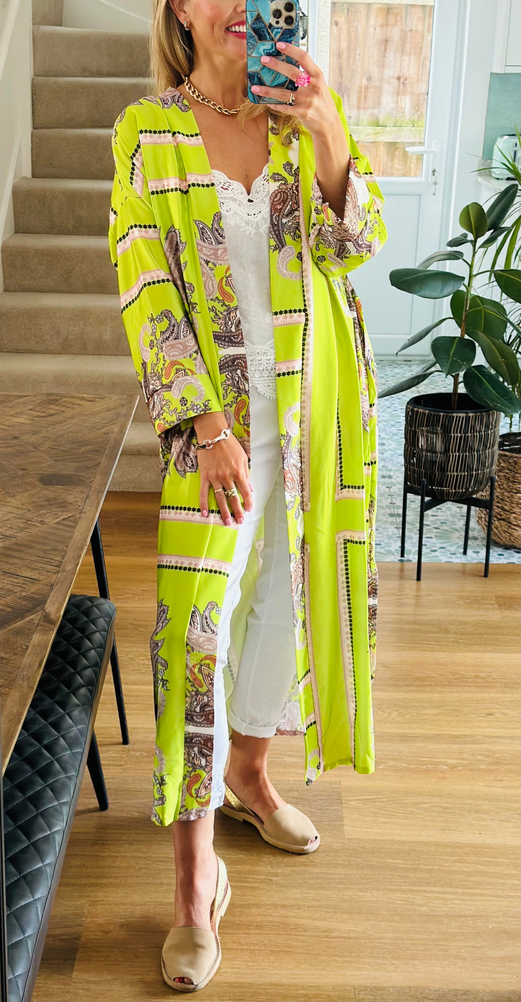 Printed Kimono