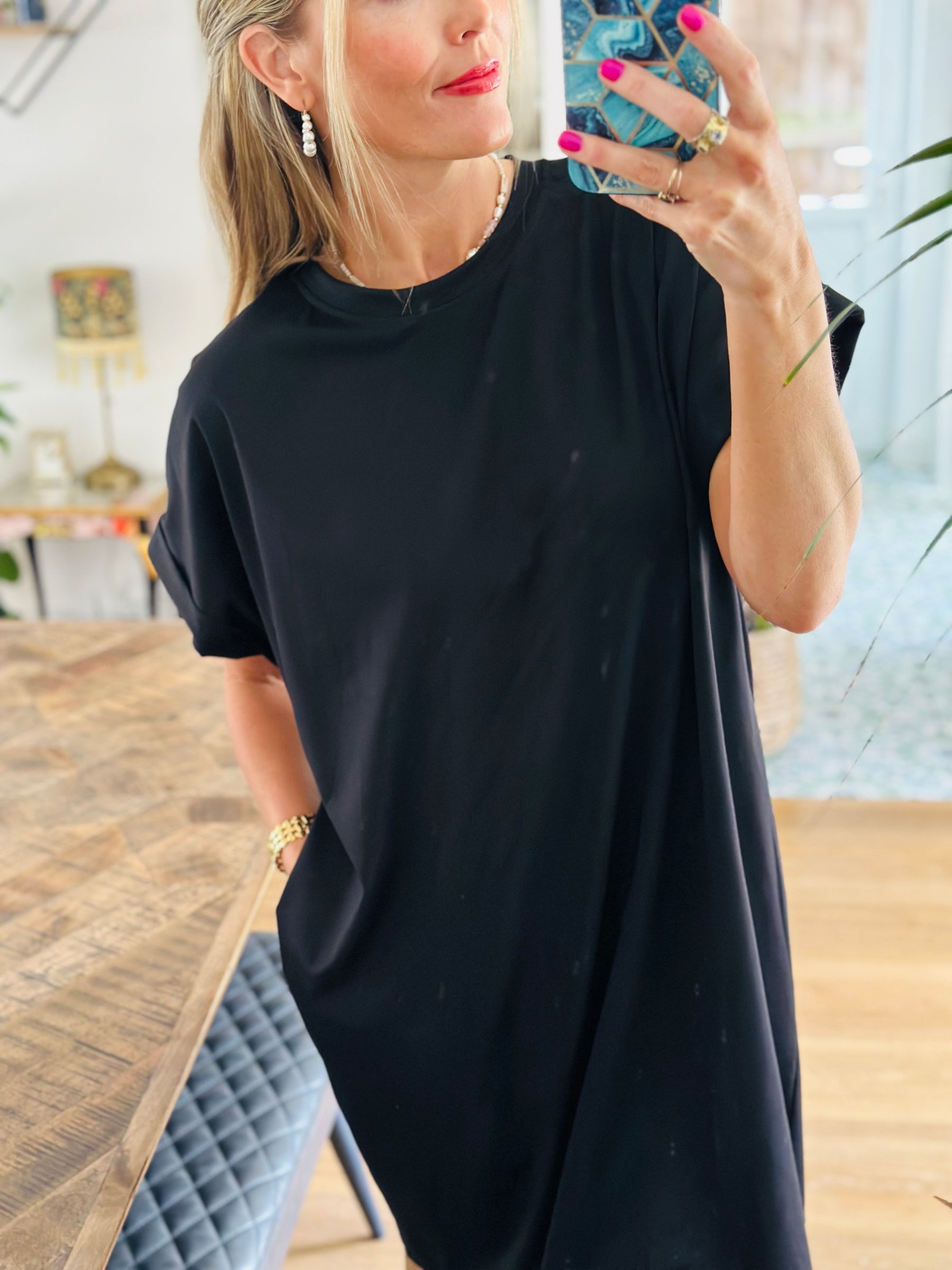 Black T-Shirt Dress