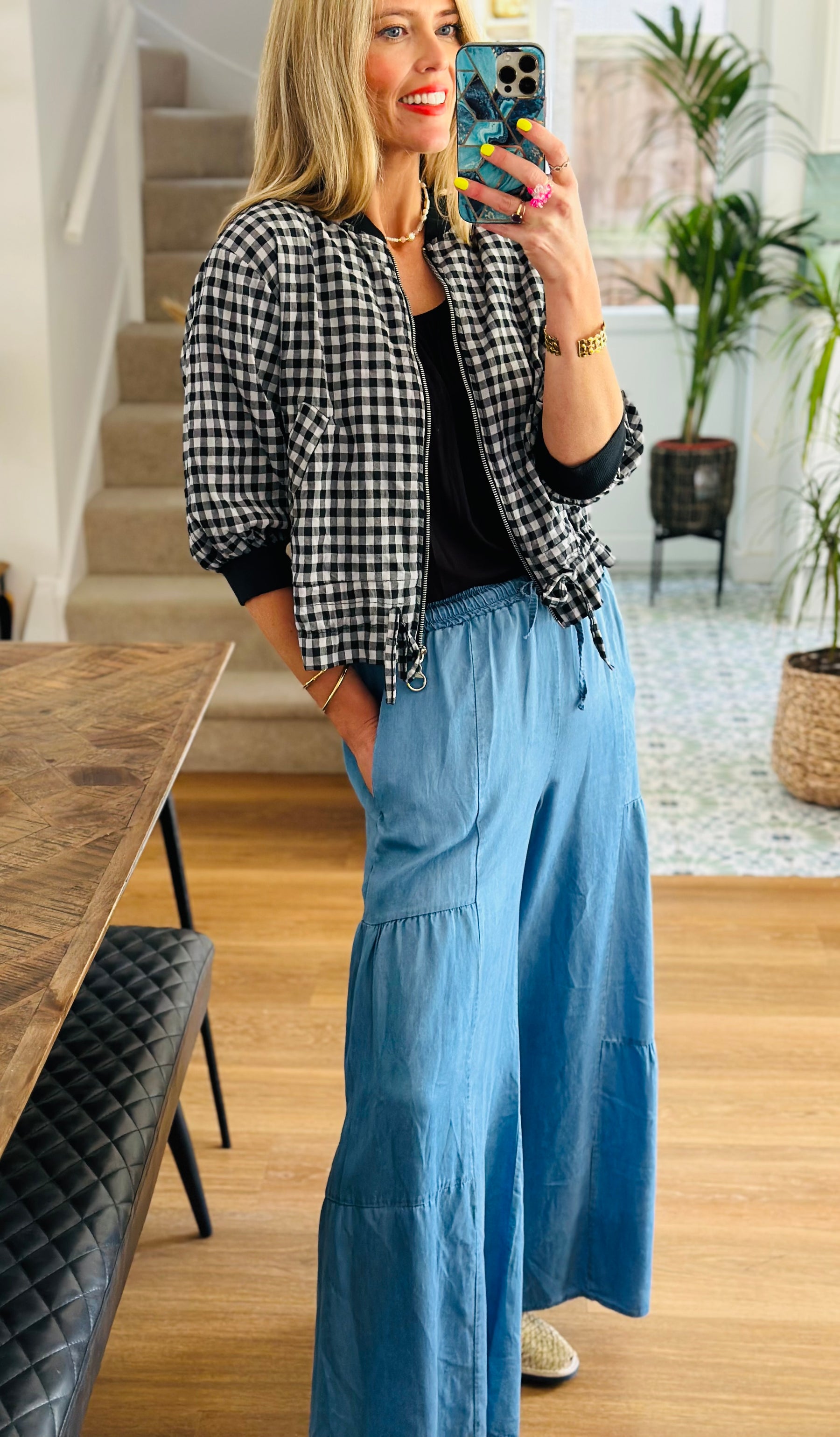 Gingham Jacket