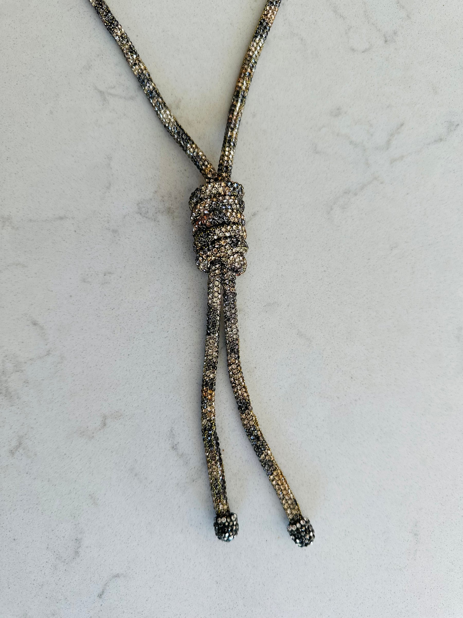 The Diamante Rope Necklace