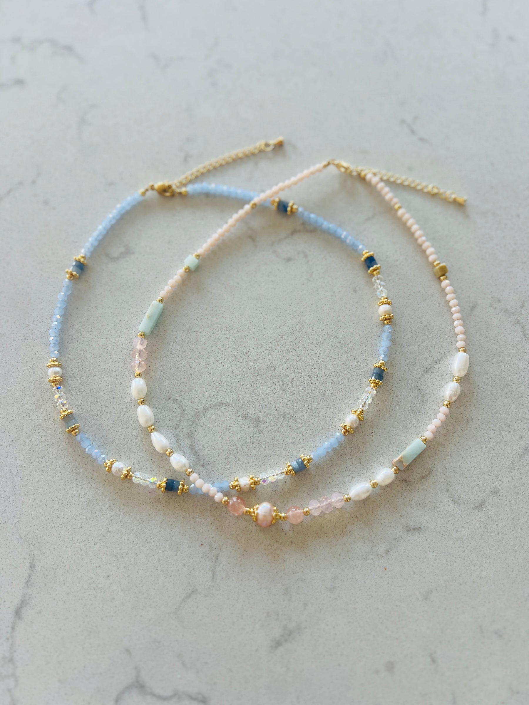 Pearl & Semi Precious Stone Necklace