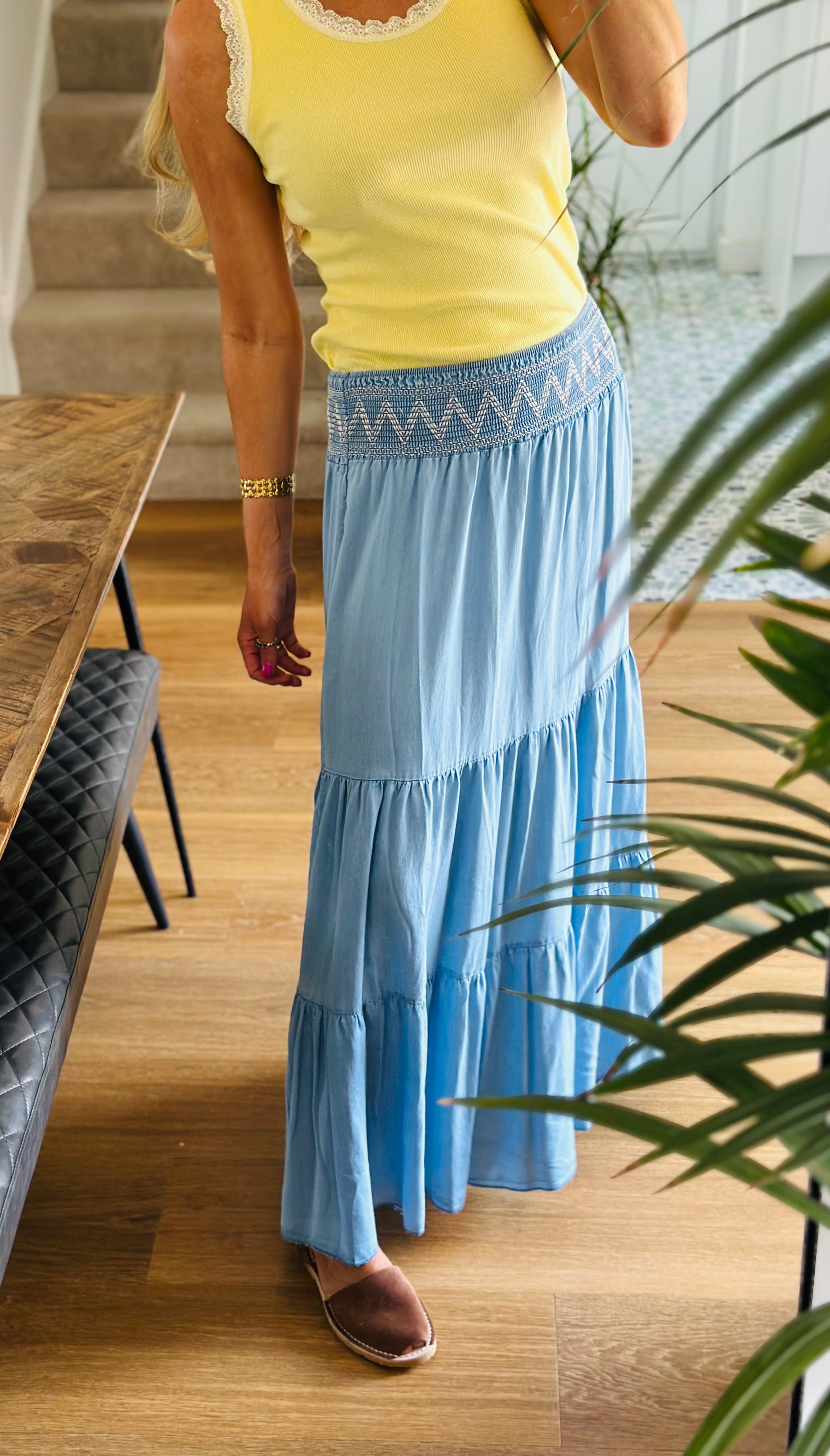 Western Maxi Skirt