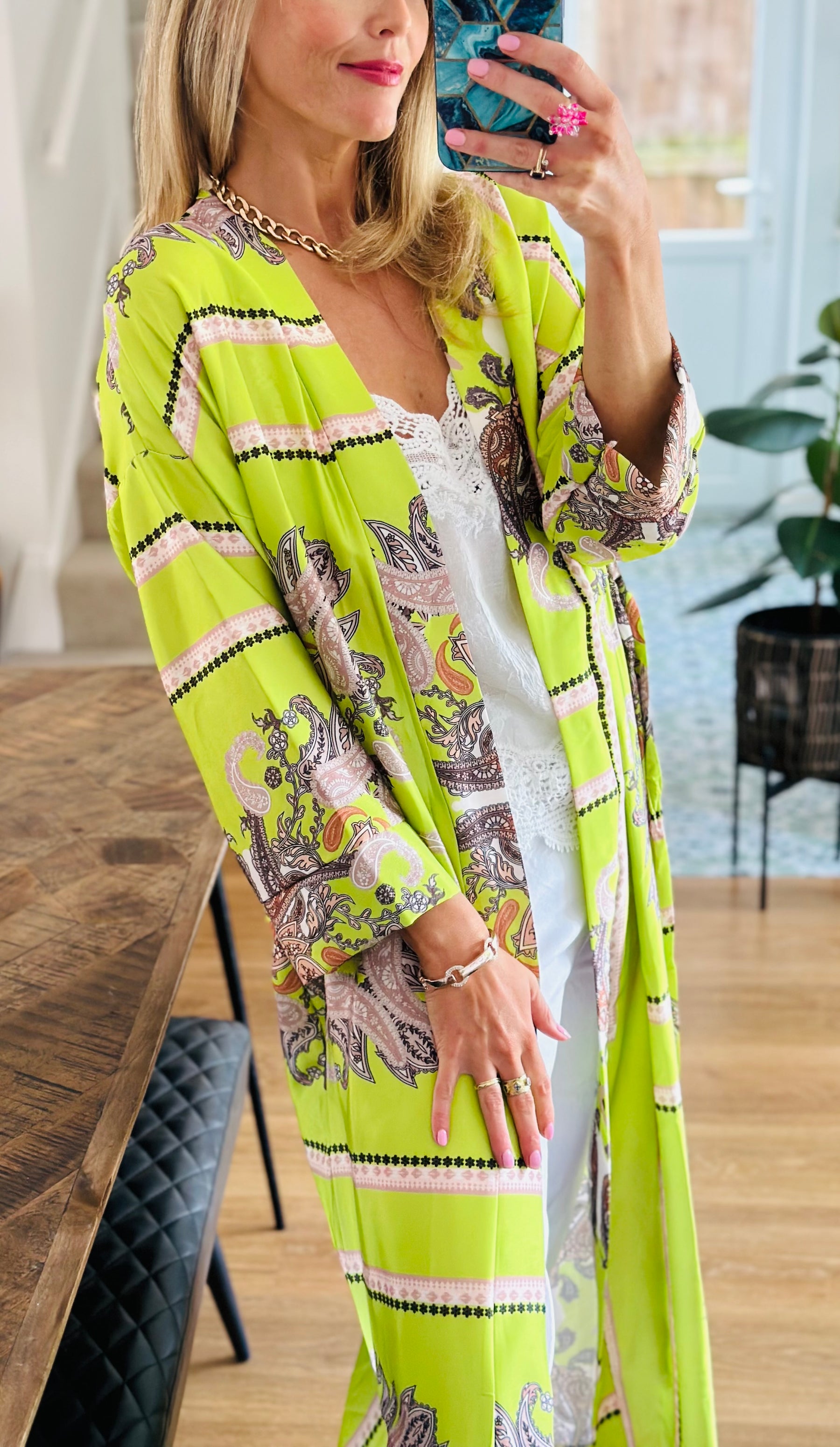 Printed Kimono