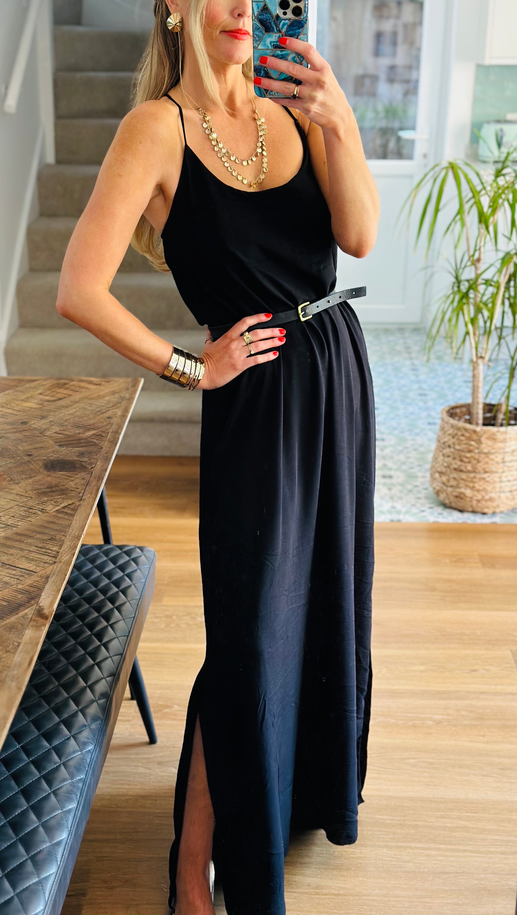 Spaghetti Strap Maxi Dress
