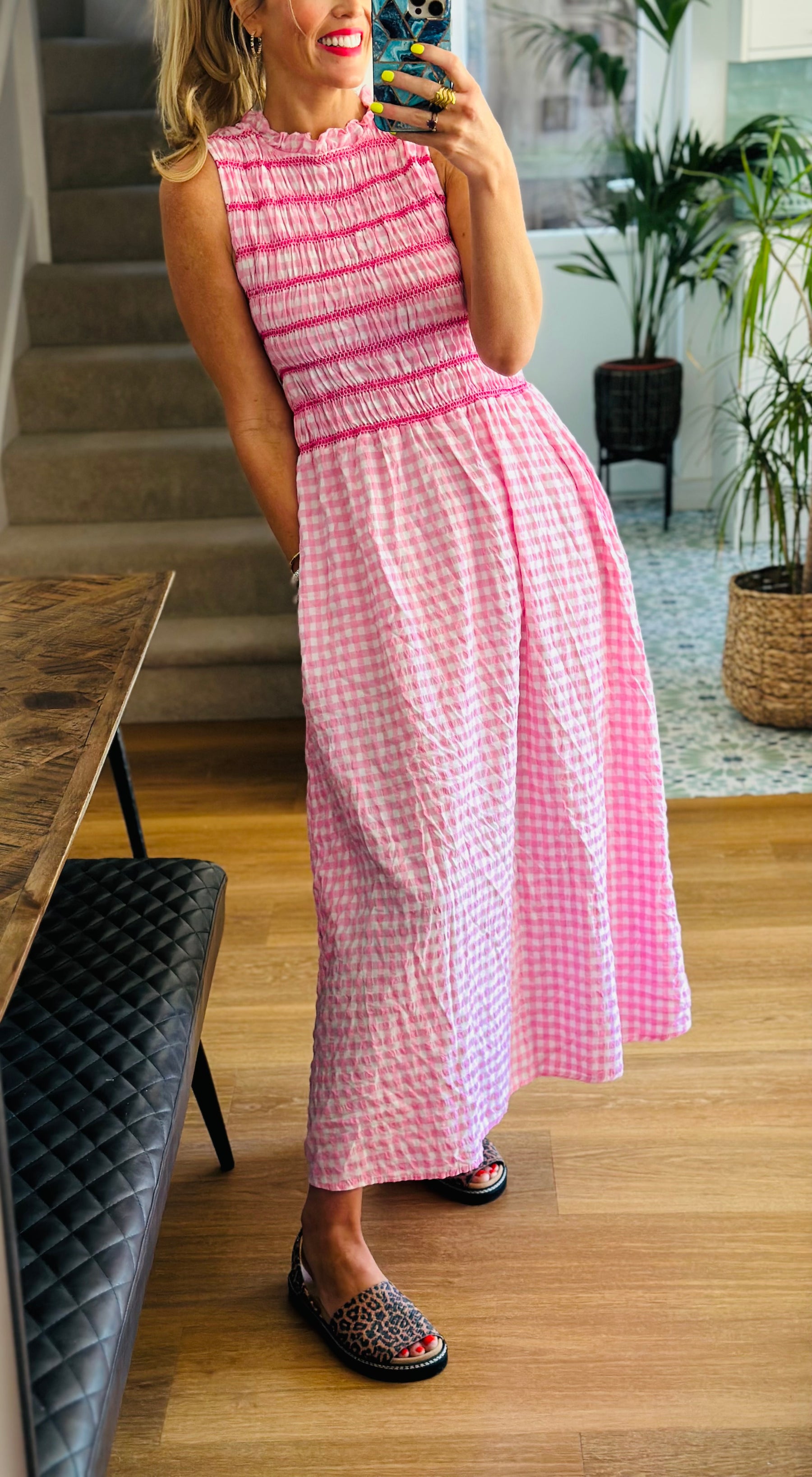 Gingham Picnic Dress