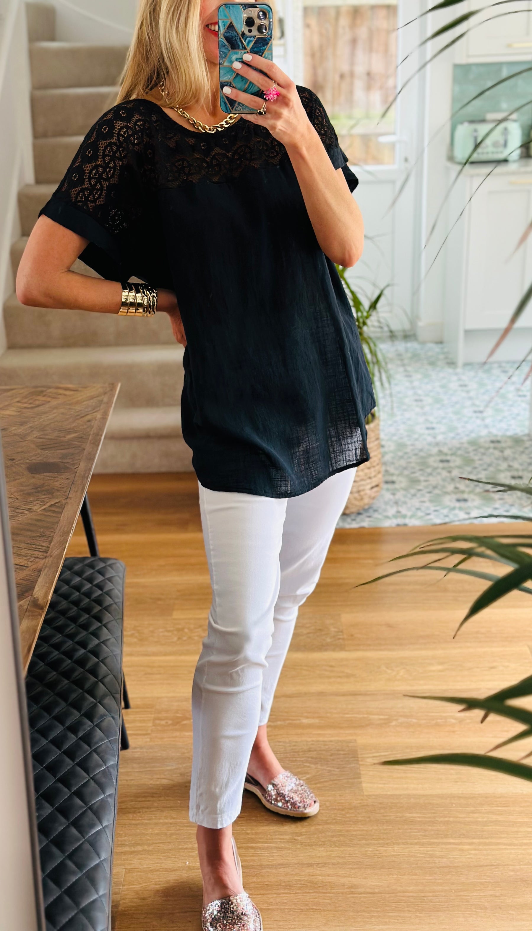 Cotton Lace Tee