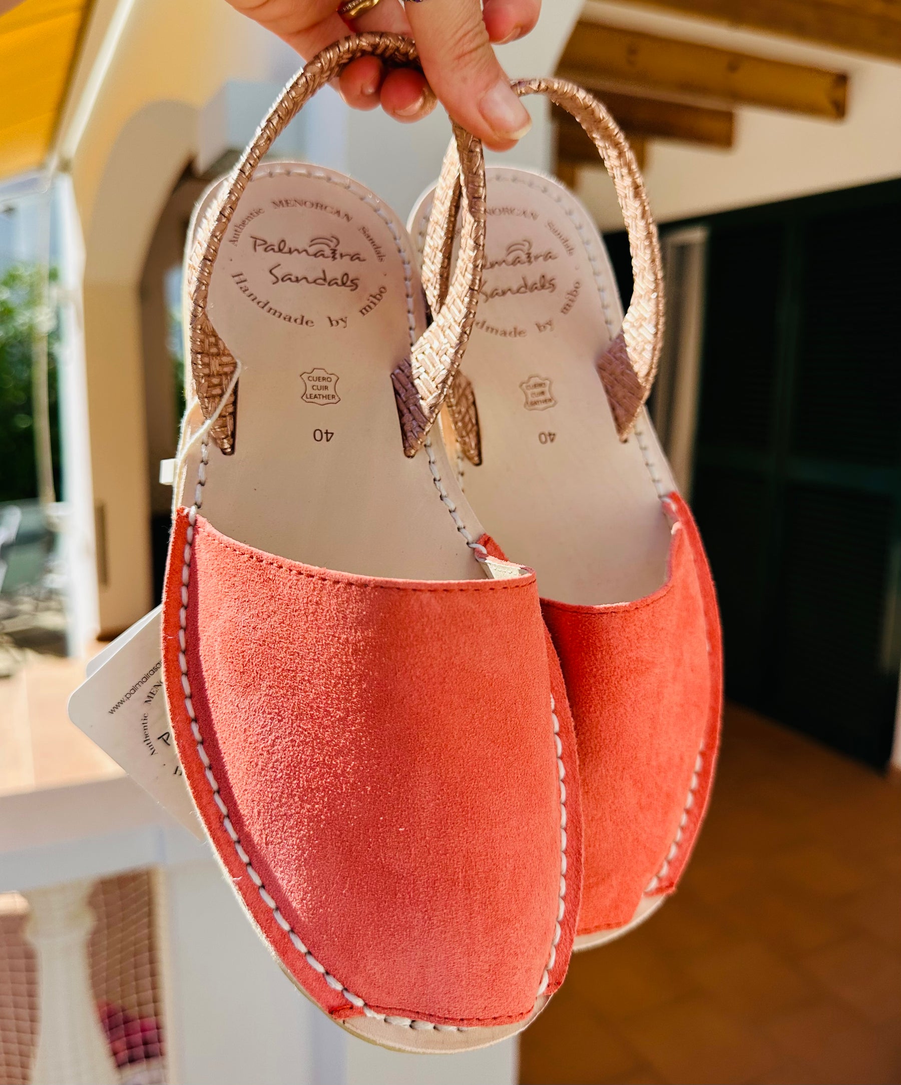SAMPLE SALE Sunrise Avarcas SIZES 39, 40 & 41