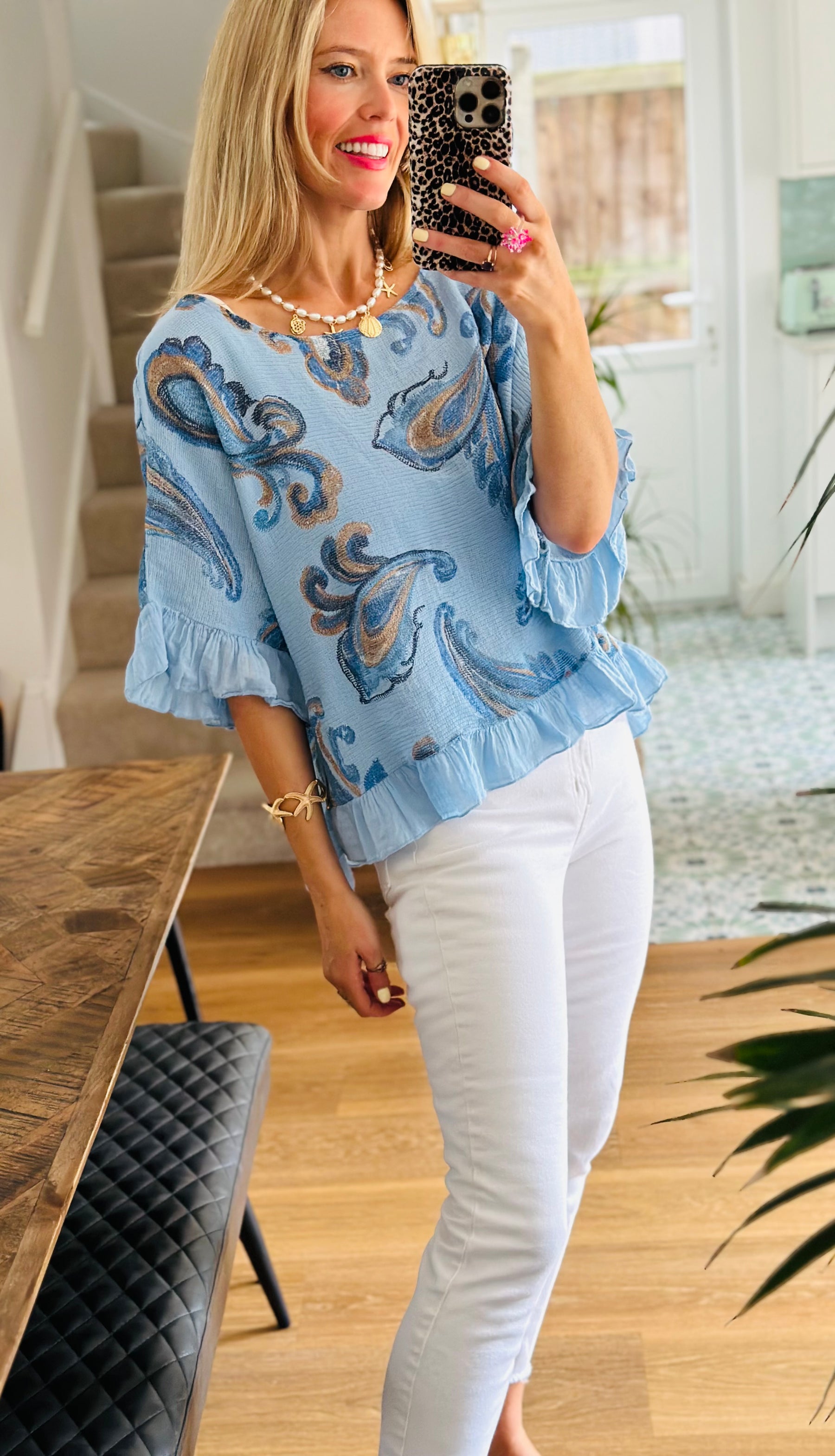 Paisley Cotton Top