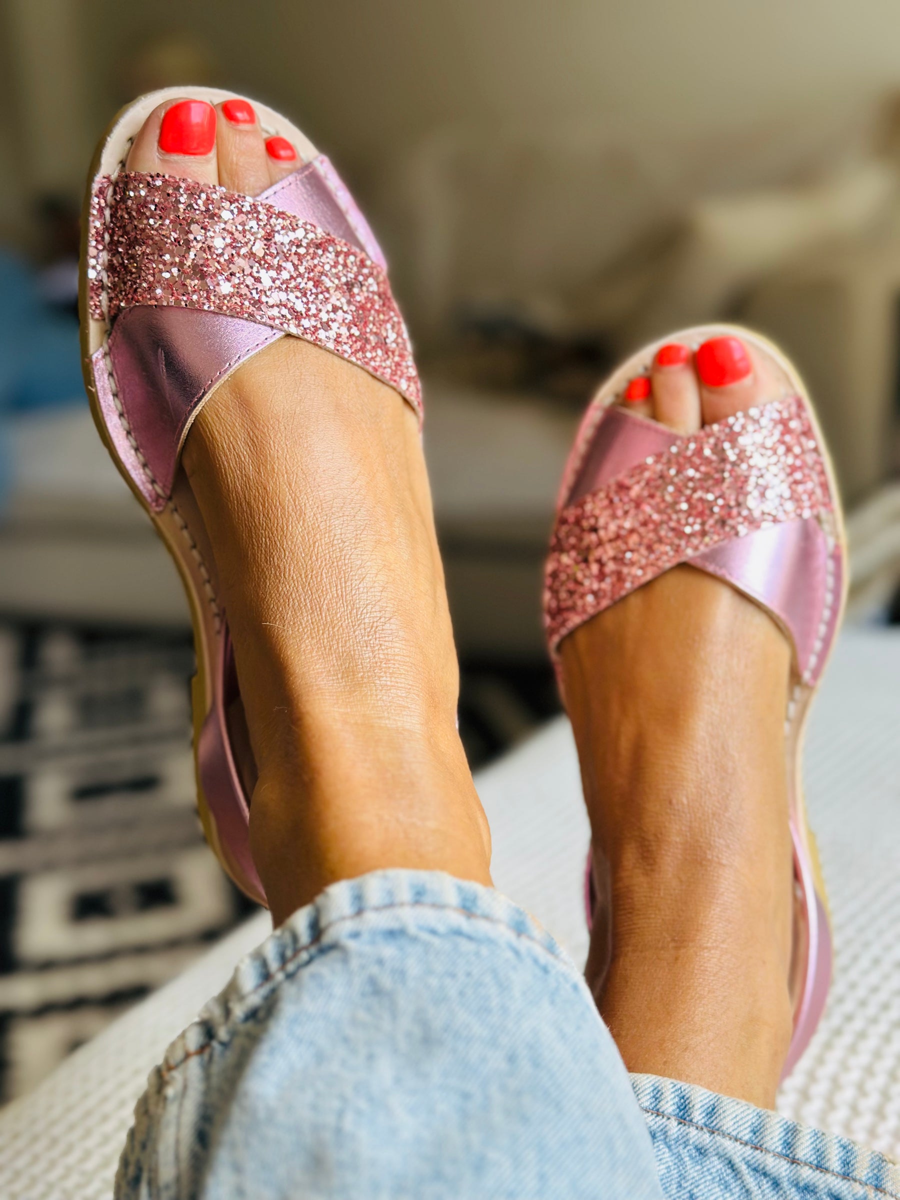 SAMPLE SALE Pink Peeptoe size 38,39,40