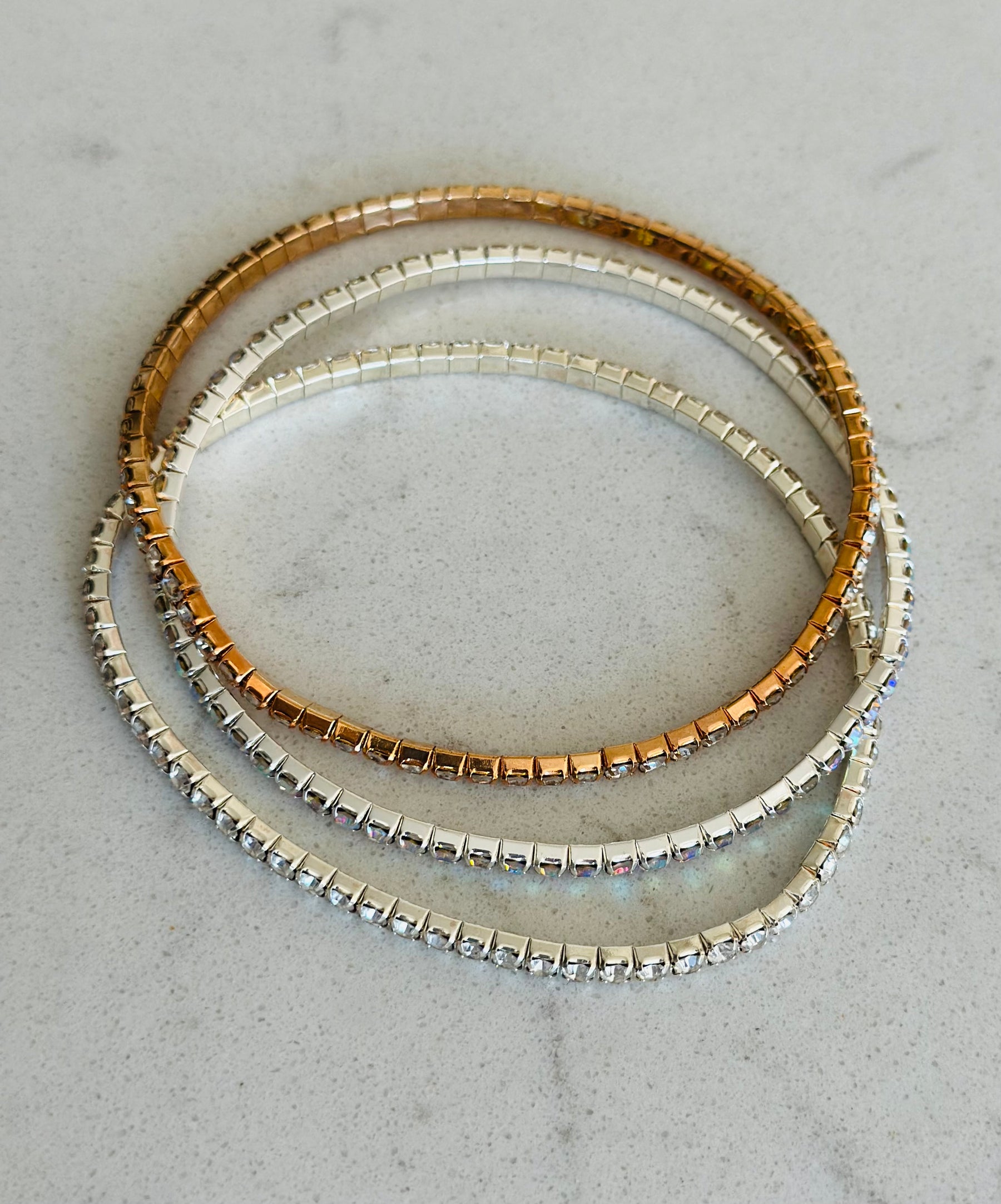 Stretchy ankle bracelet