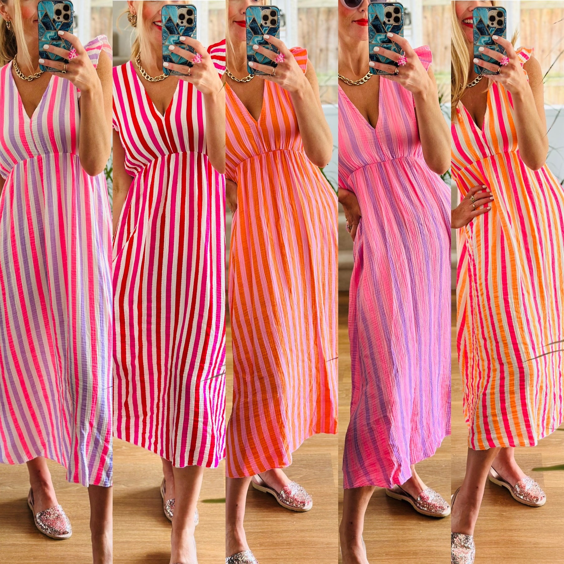 Candy Striped Dress