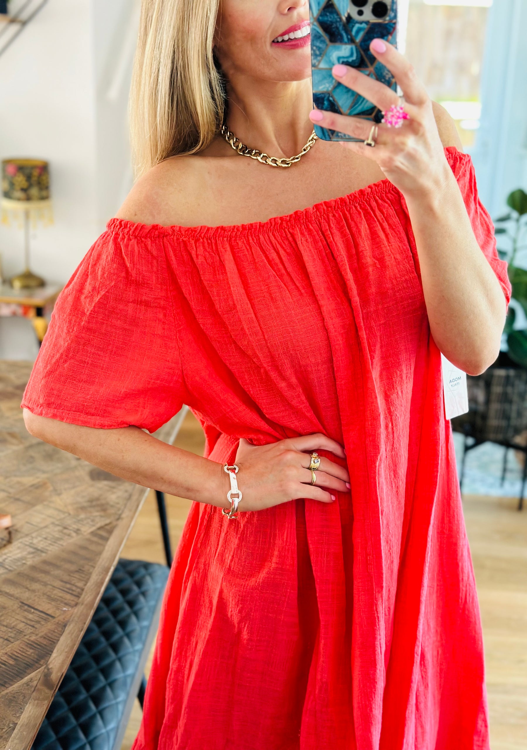Bardot Cotton Dress