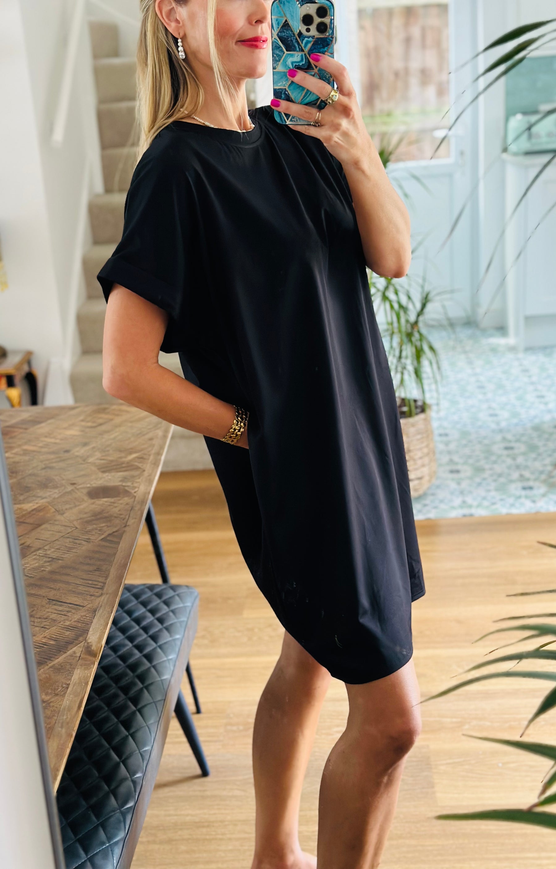 Black T-Shirt Dress