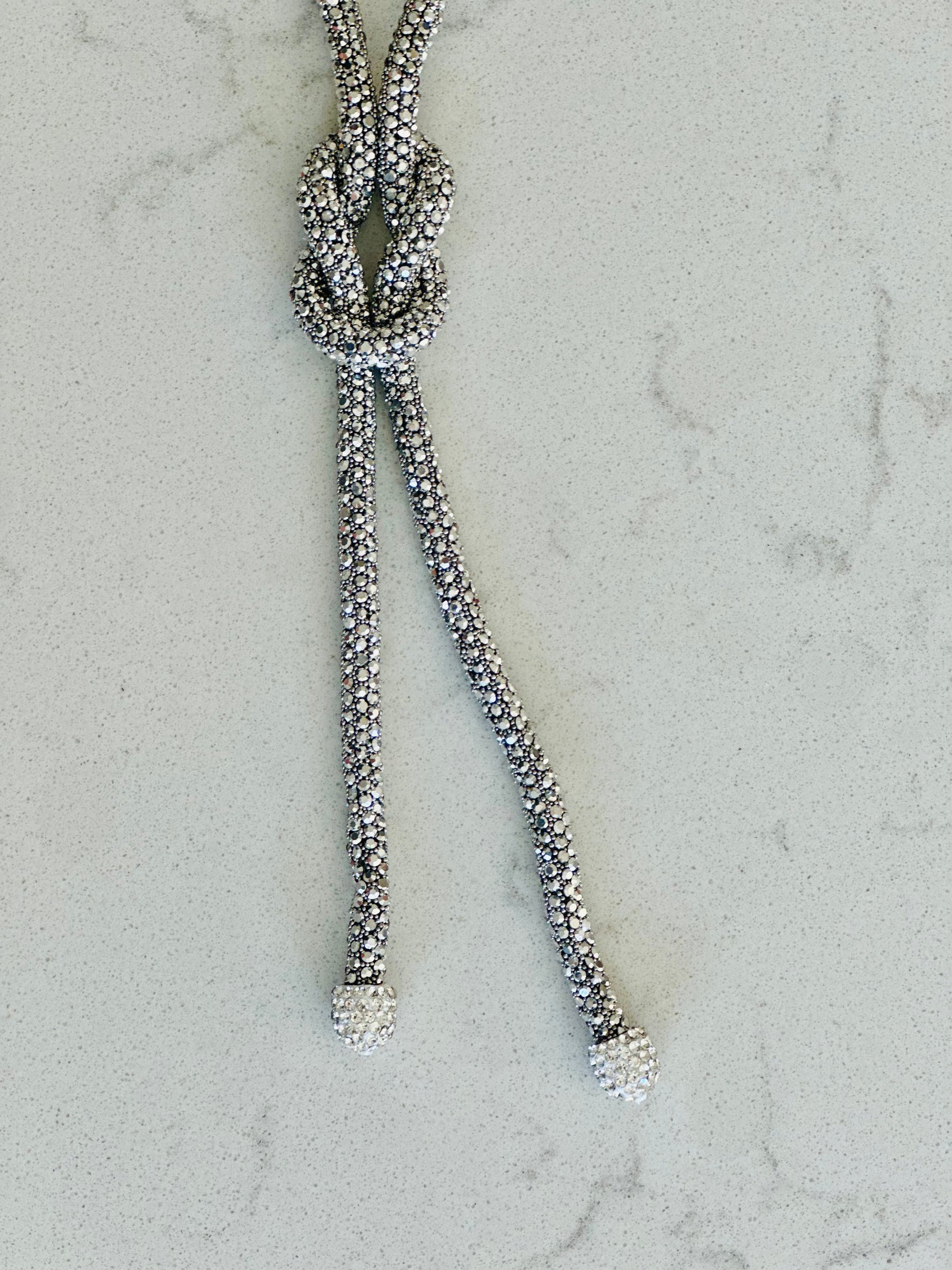 The Diamante Rope Necklace