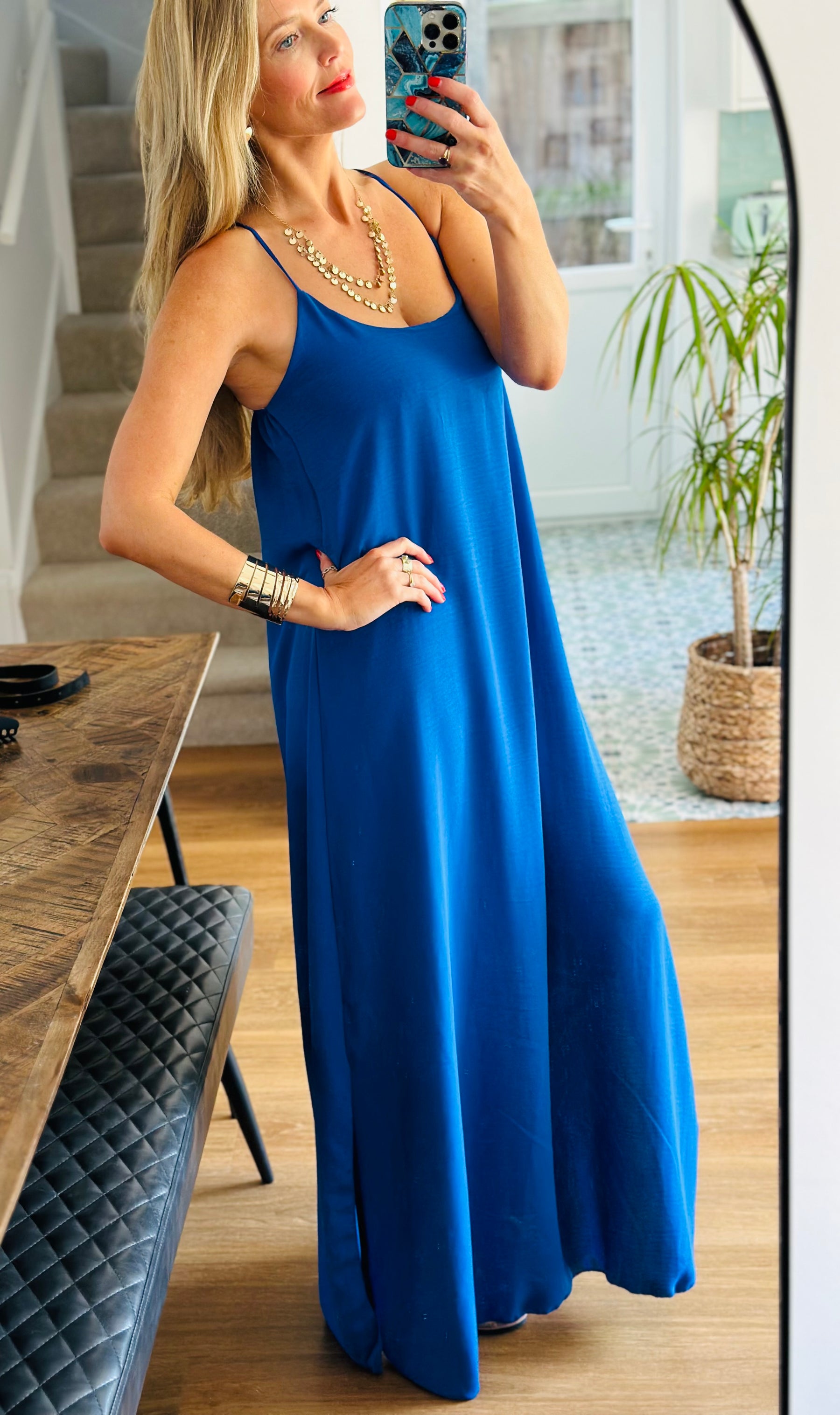 Spaghetti Strap Maxi Dress