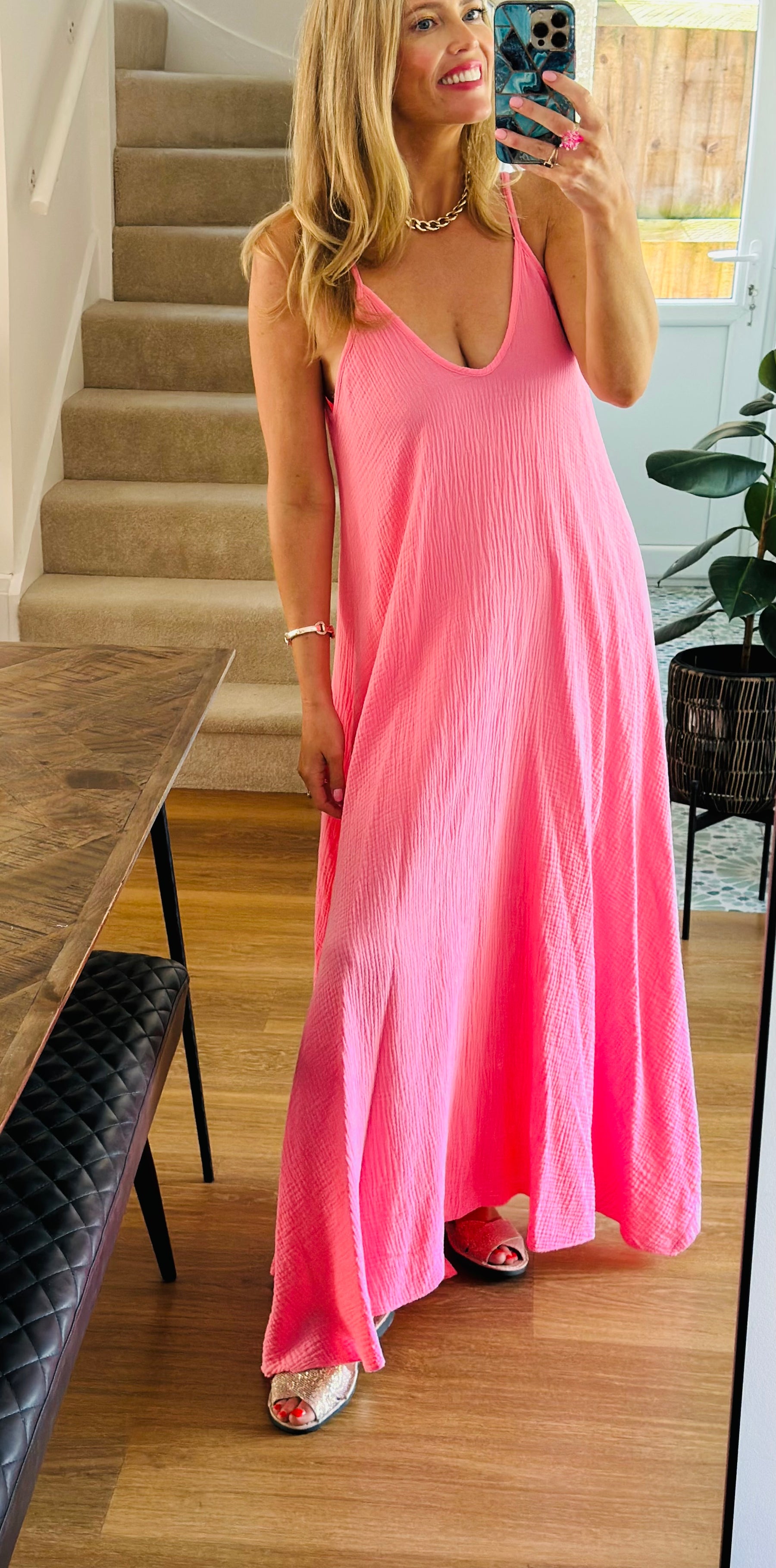 Strappy Cotton Dress