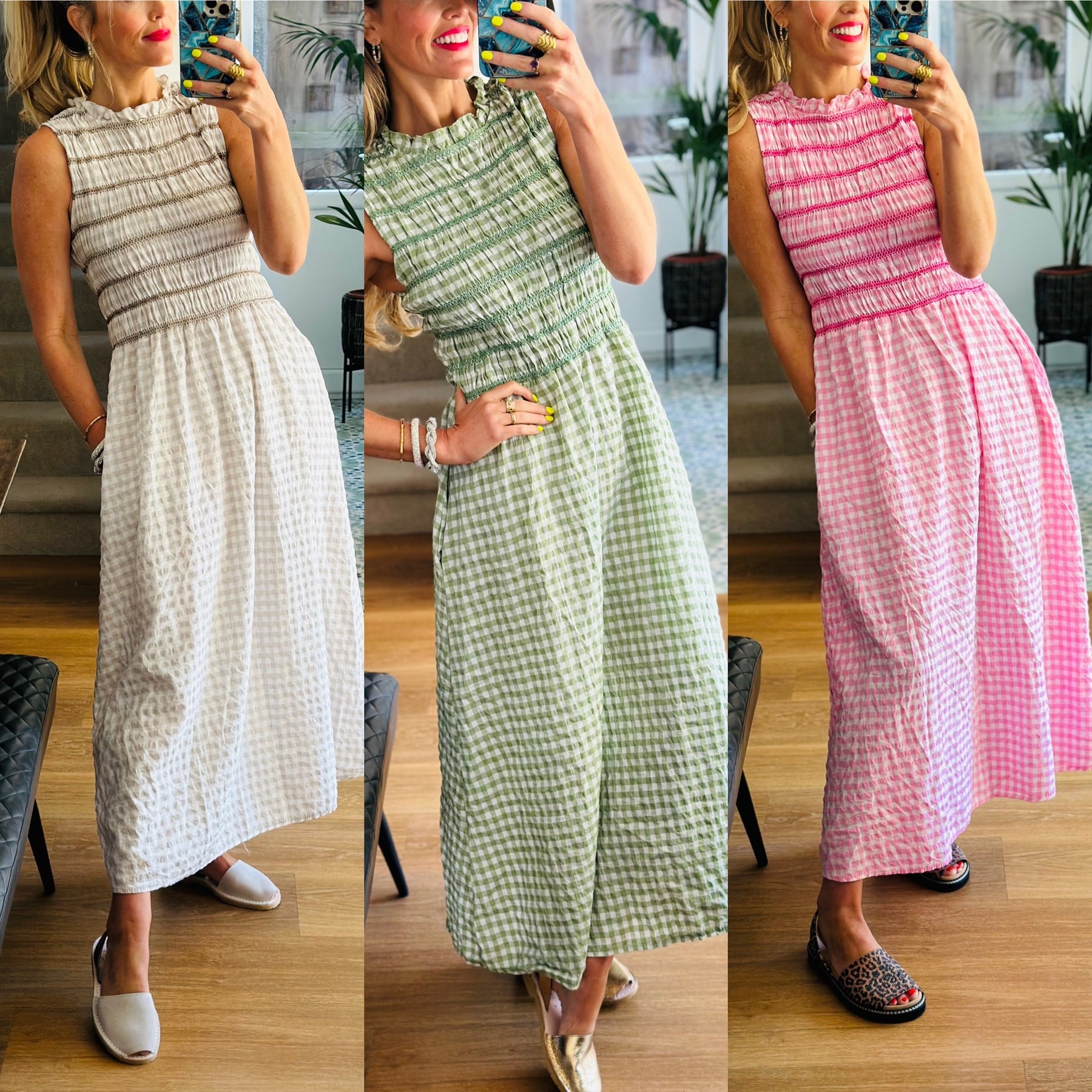 Gingham Picnic Dress