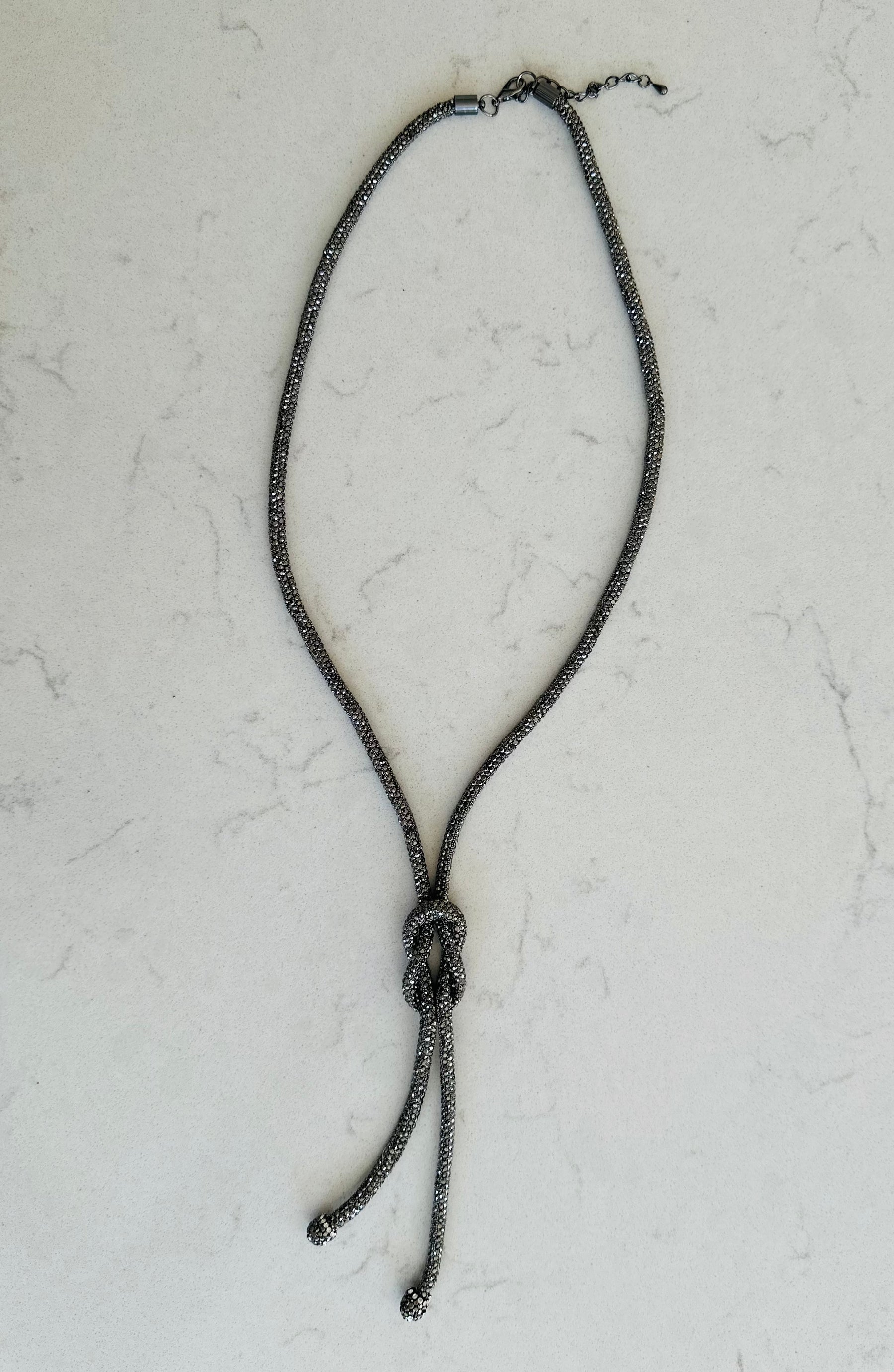 The Diamante Rope Necklace