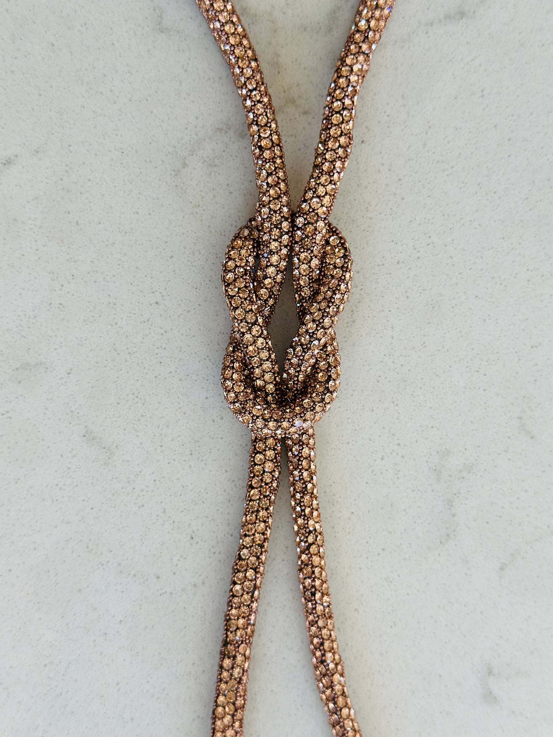 The Diamante Rope Necklace