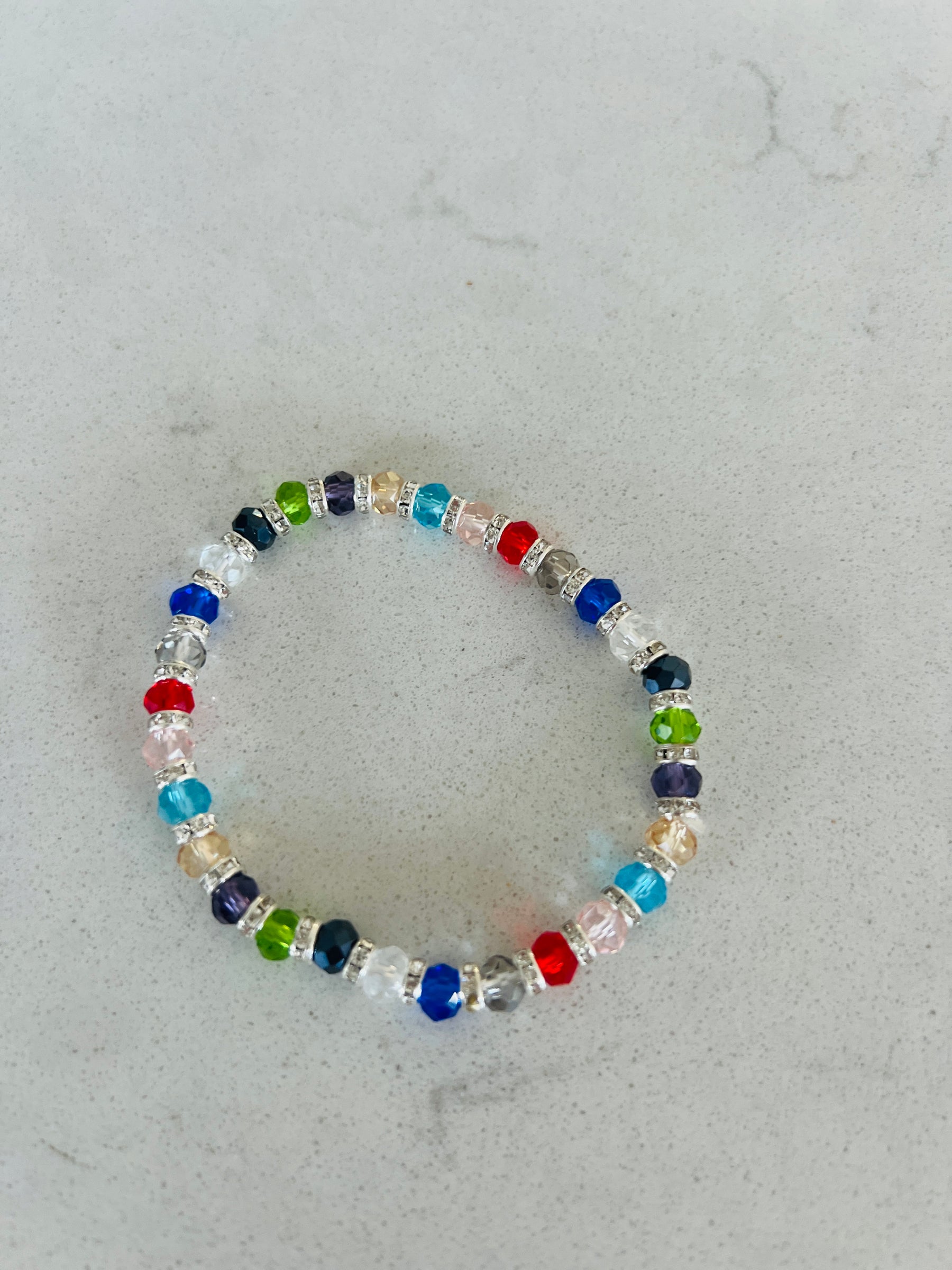 Glass Bead Stretch Bracelets