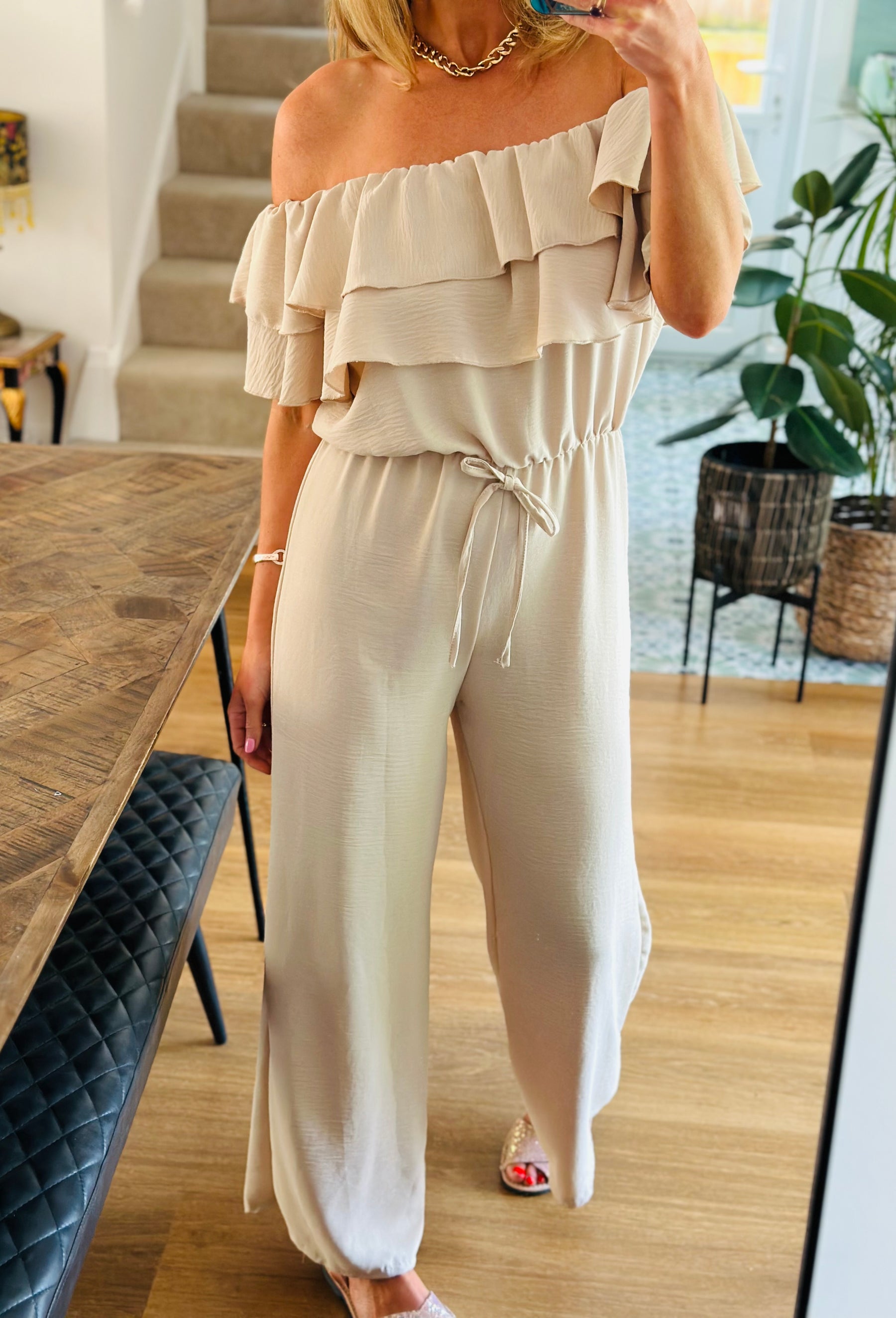 Ruffle Jumpsuit