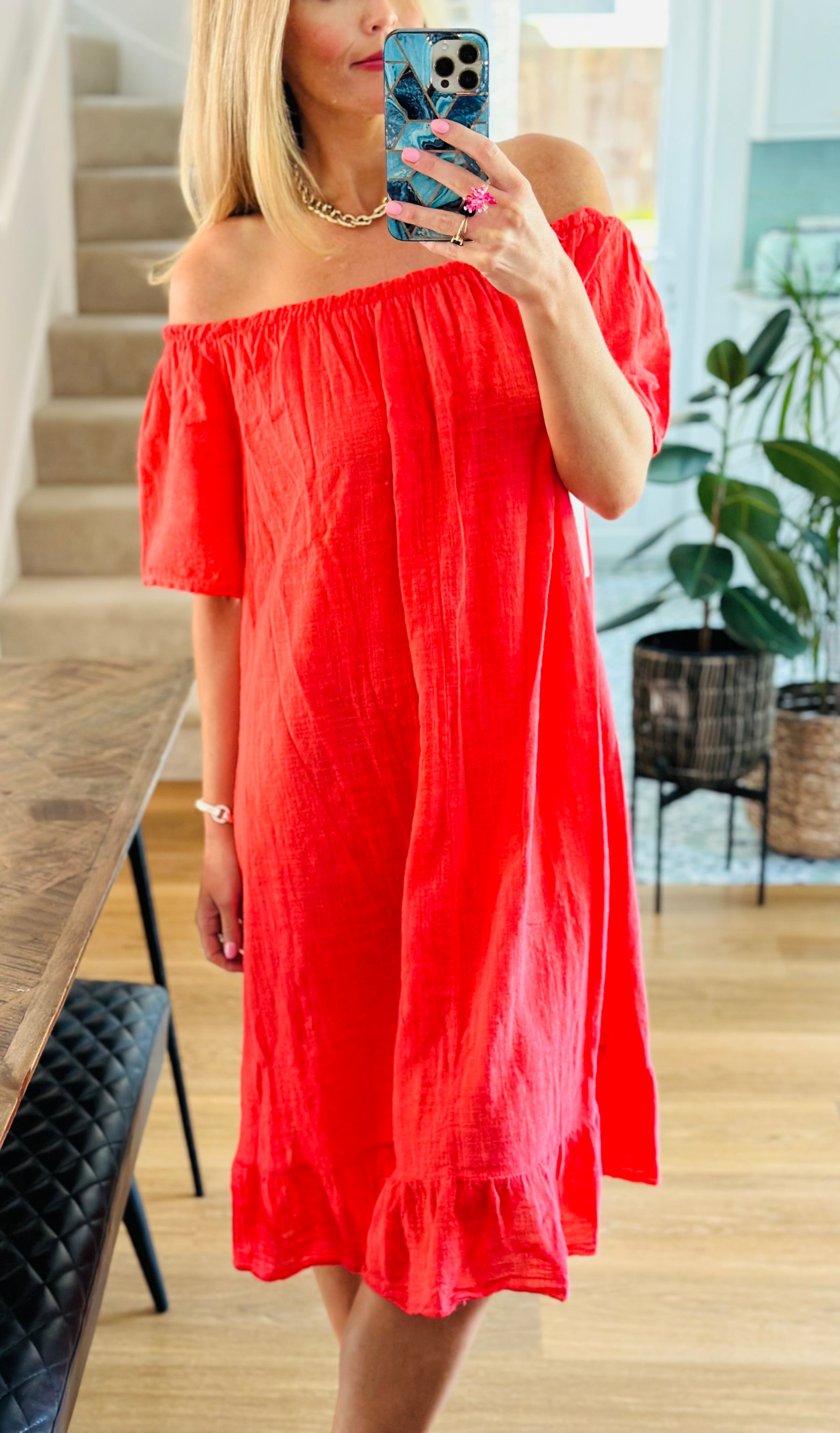 Bardot Cotton Dress