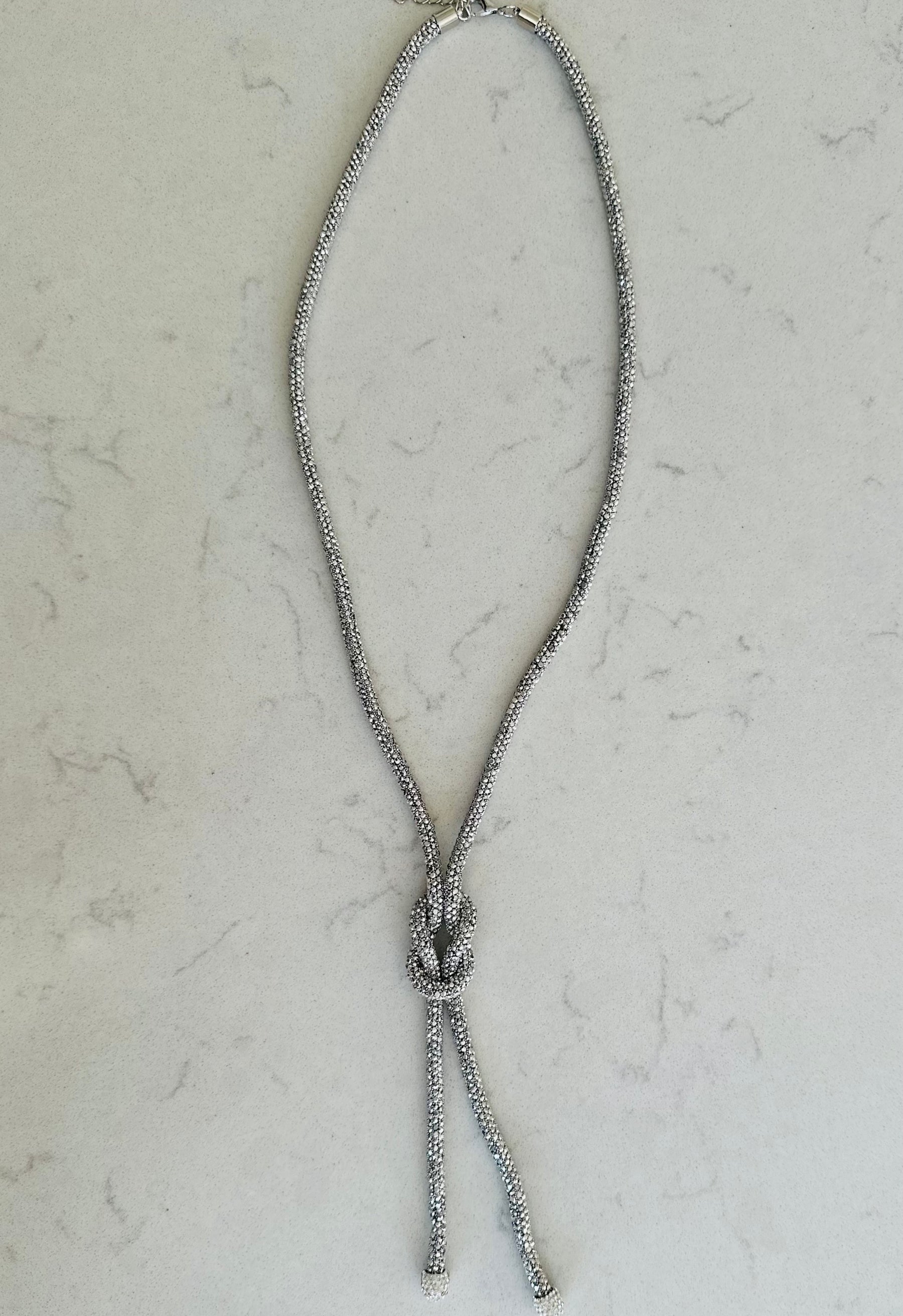 The Diamante Rope Necklace