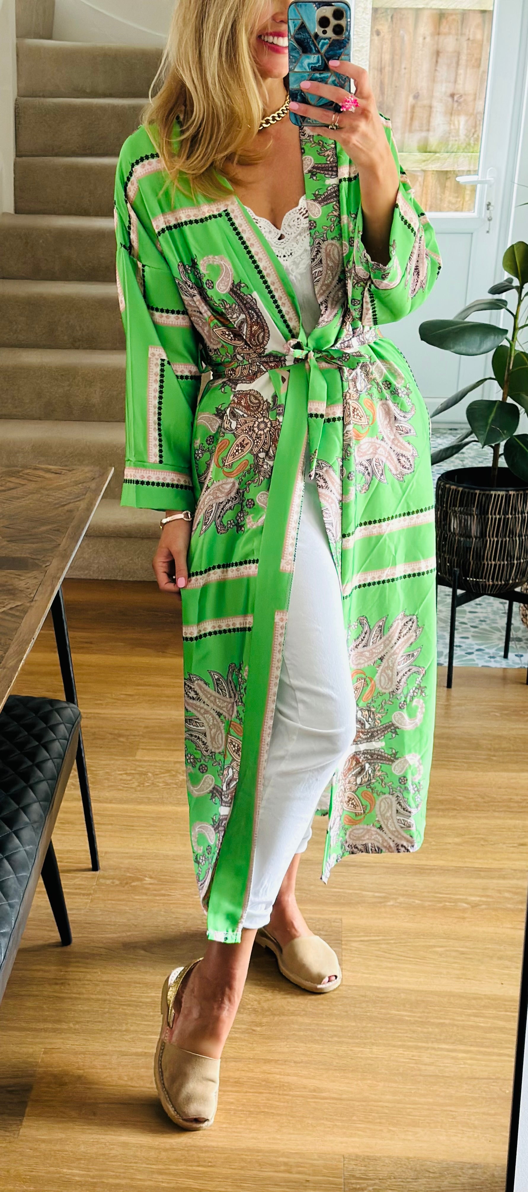 Printed Kimono