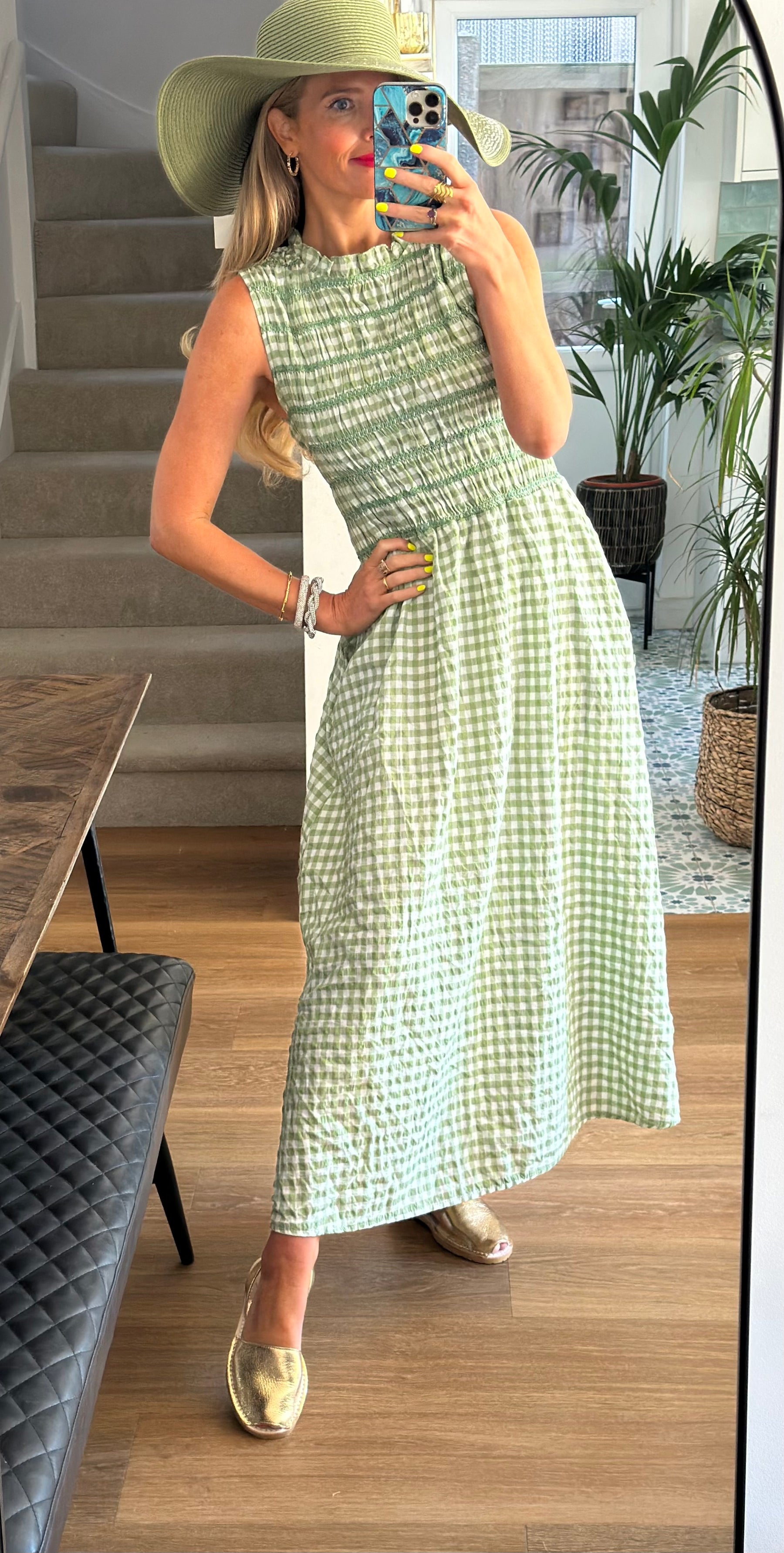 Gingham Picnic Dress