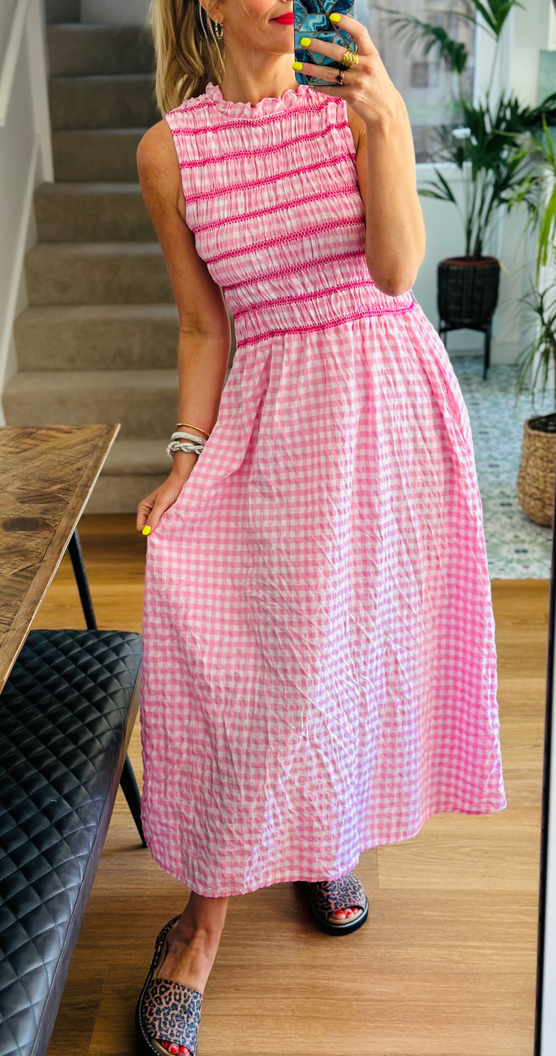 Gingham Picnic Dress