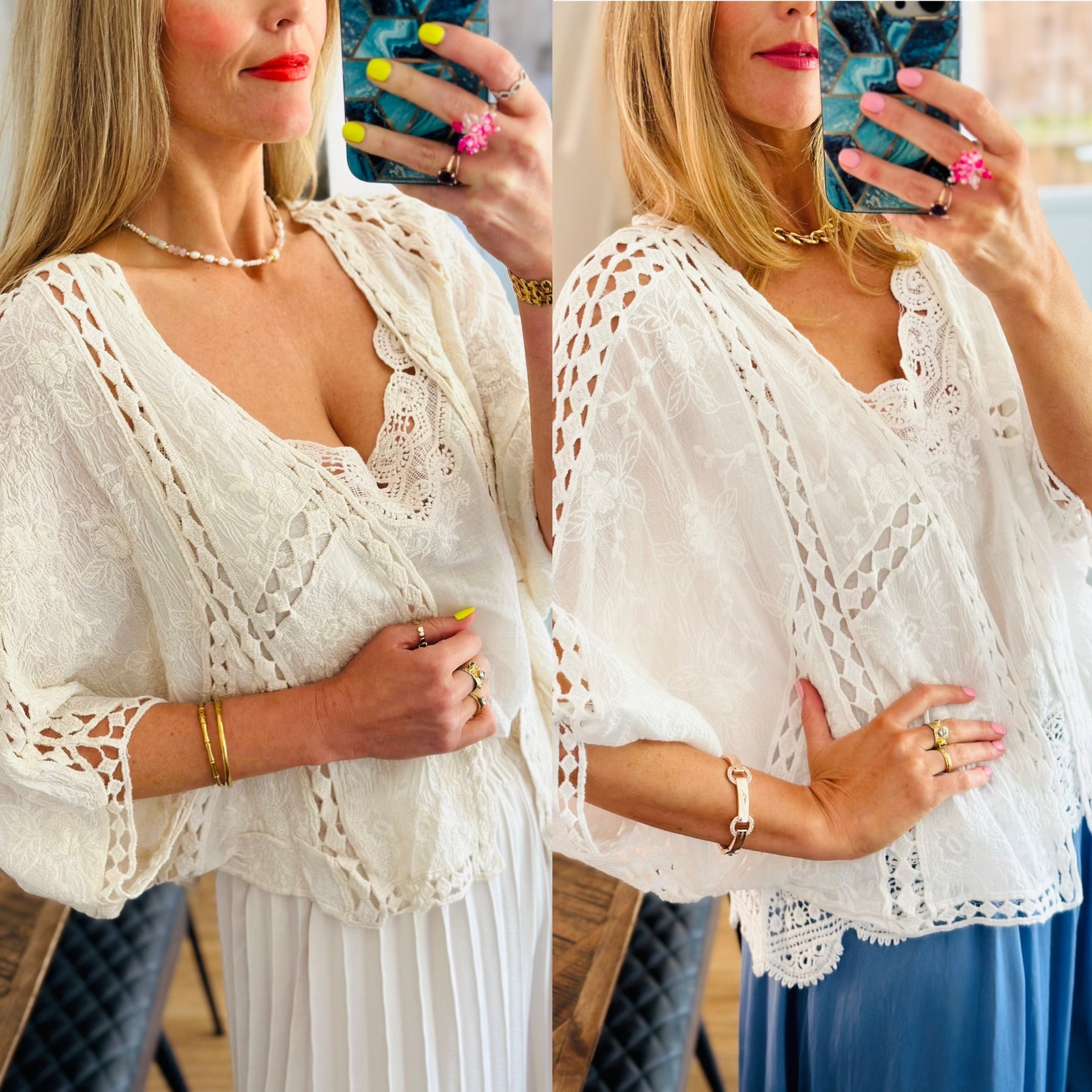 Crochet folk Cardigan
