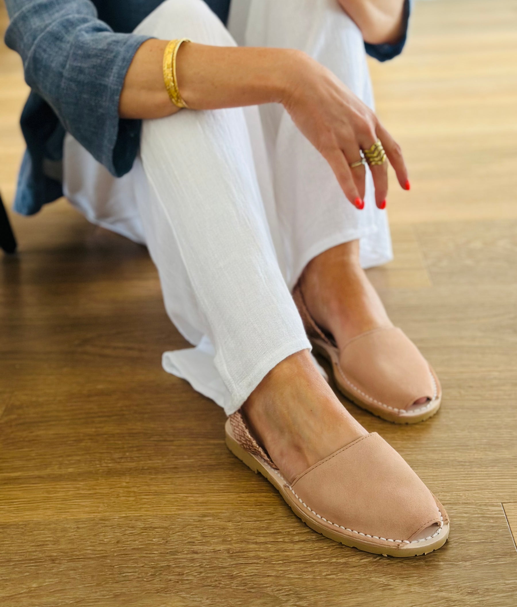 SAMPLE SALE Rose Suede-size 38