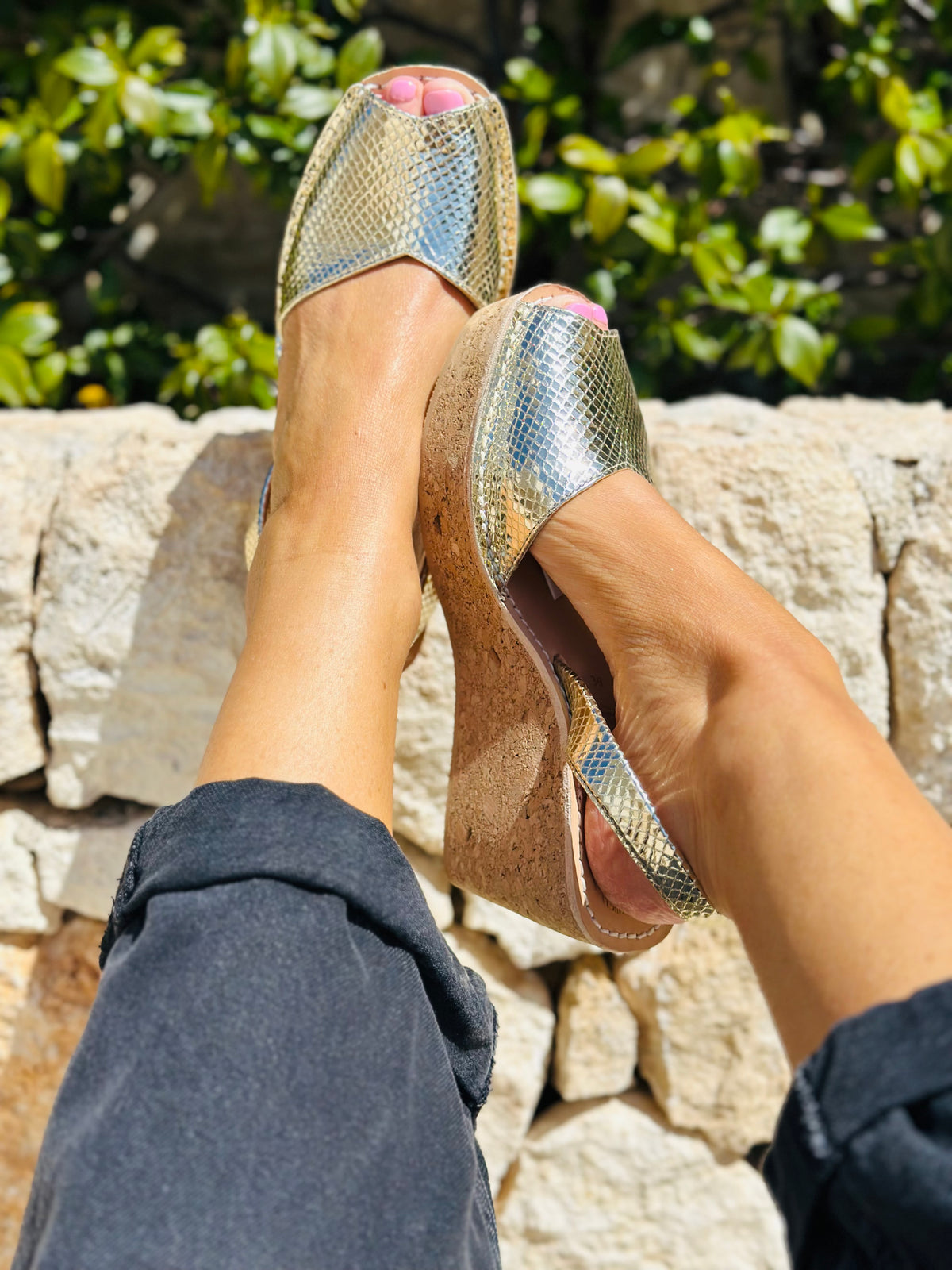 Champagne Cork Wedge