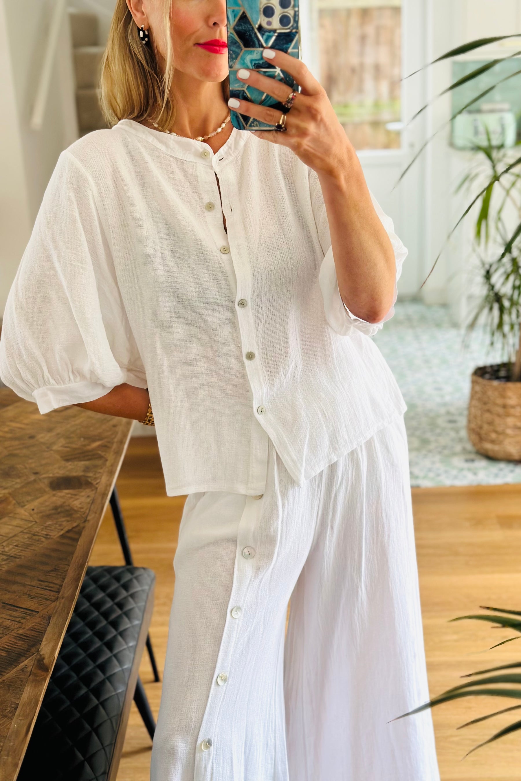 Linen Nehru Shirt