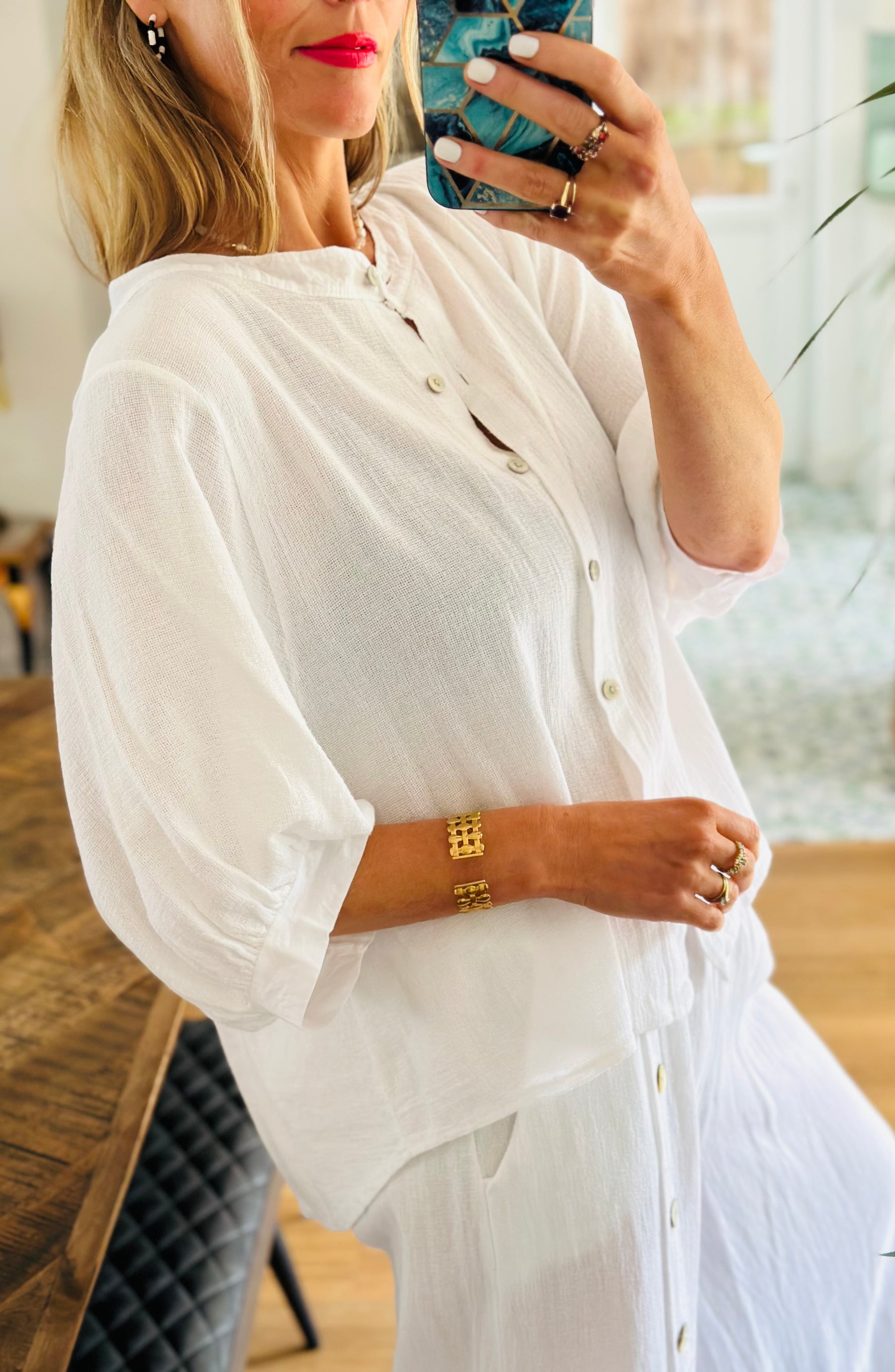 Linen Nehru Shirt
