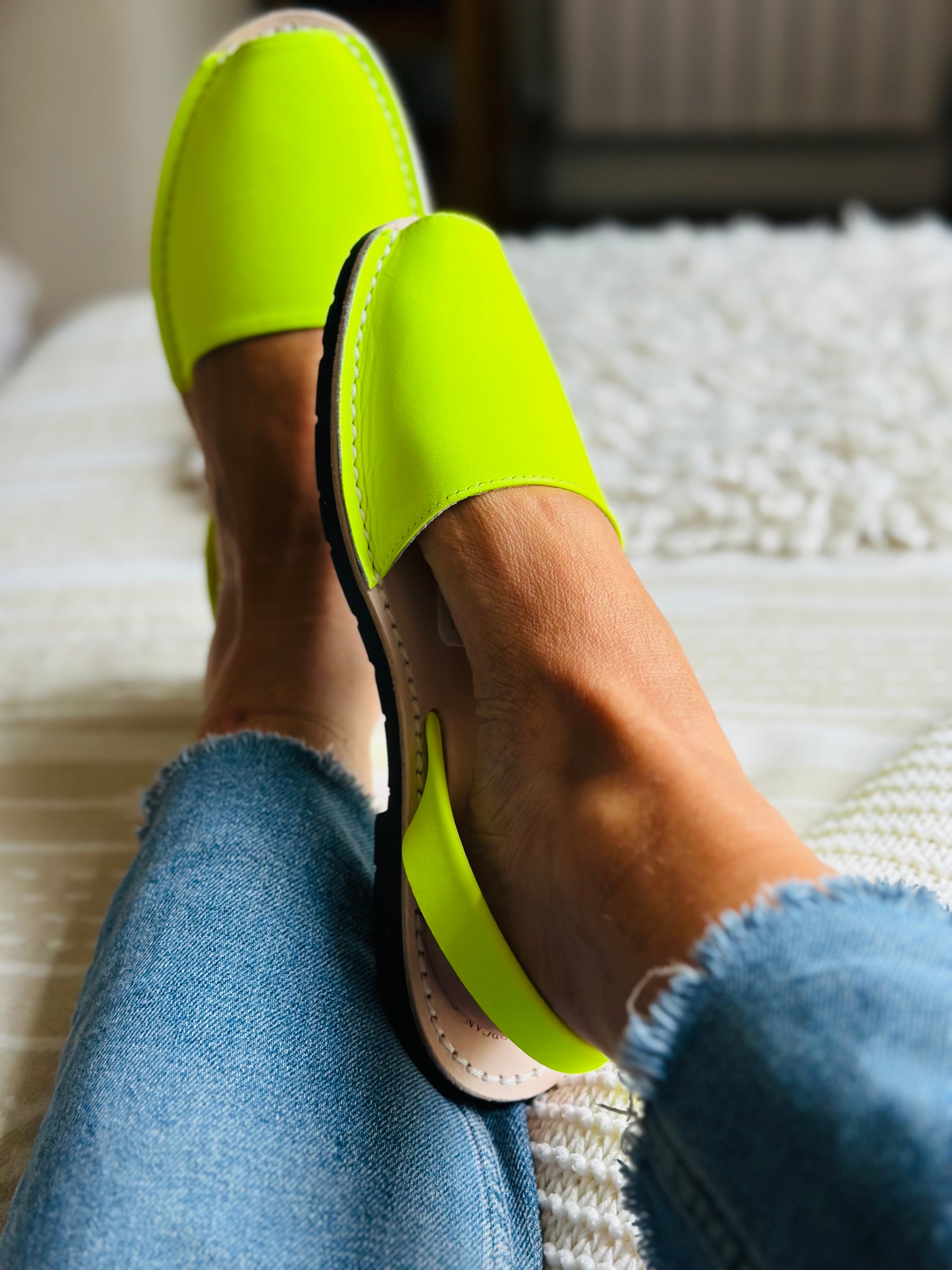 Neon Yellow Avarcas