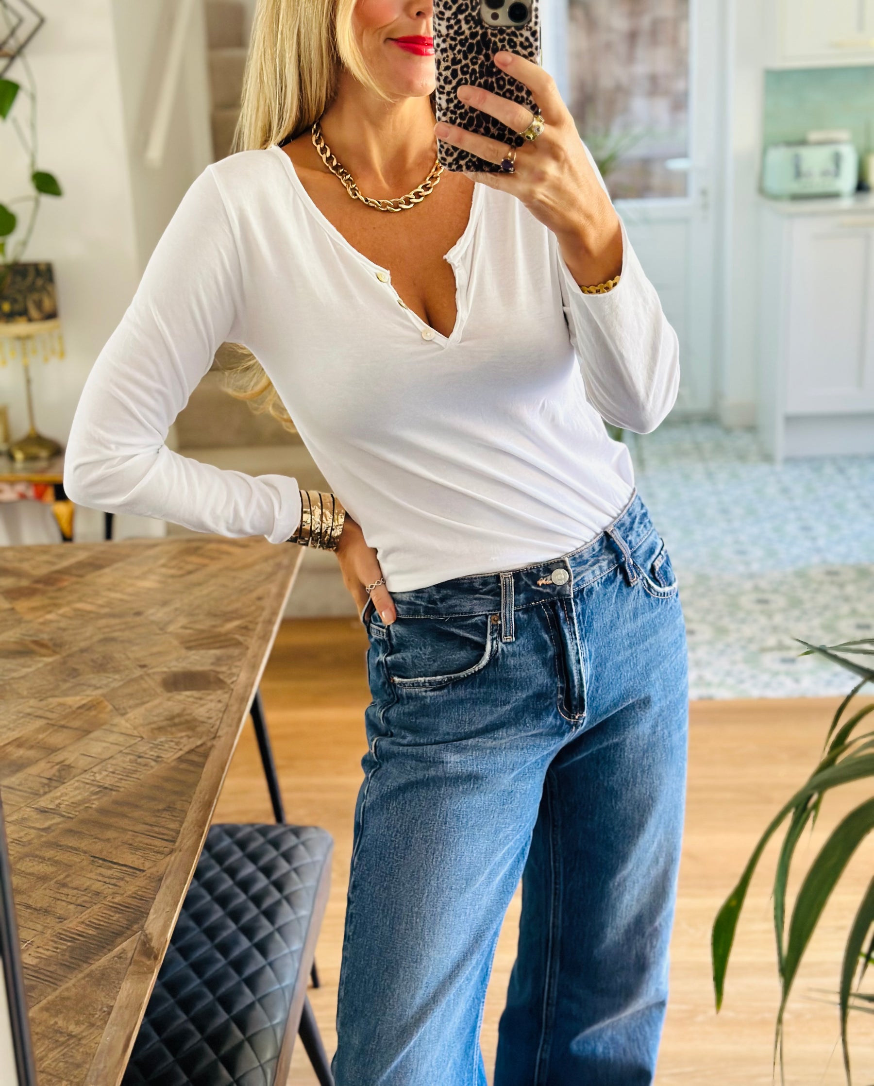 Long Sleeve Cotton T-Shirt