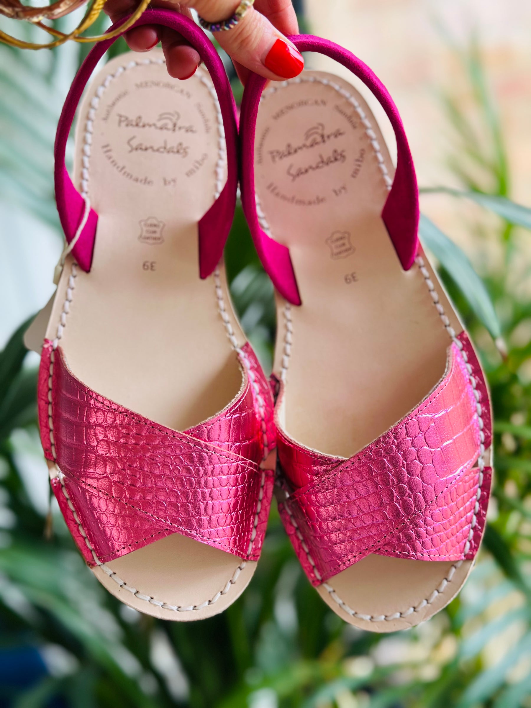 Love Pink Peeptoe Avarcas