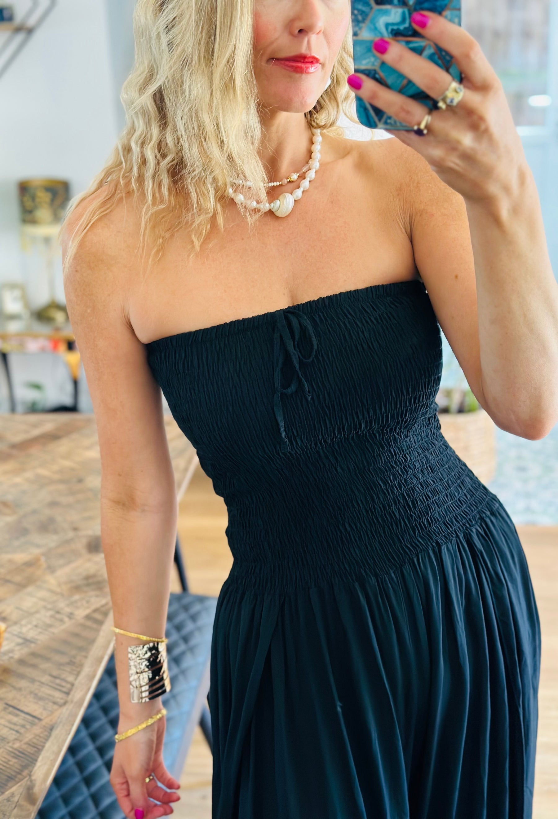 Jumpsuit with split leg